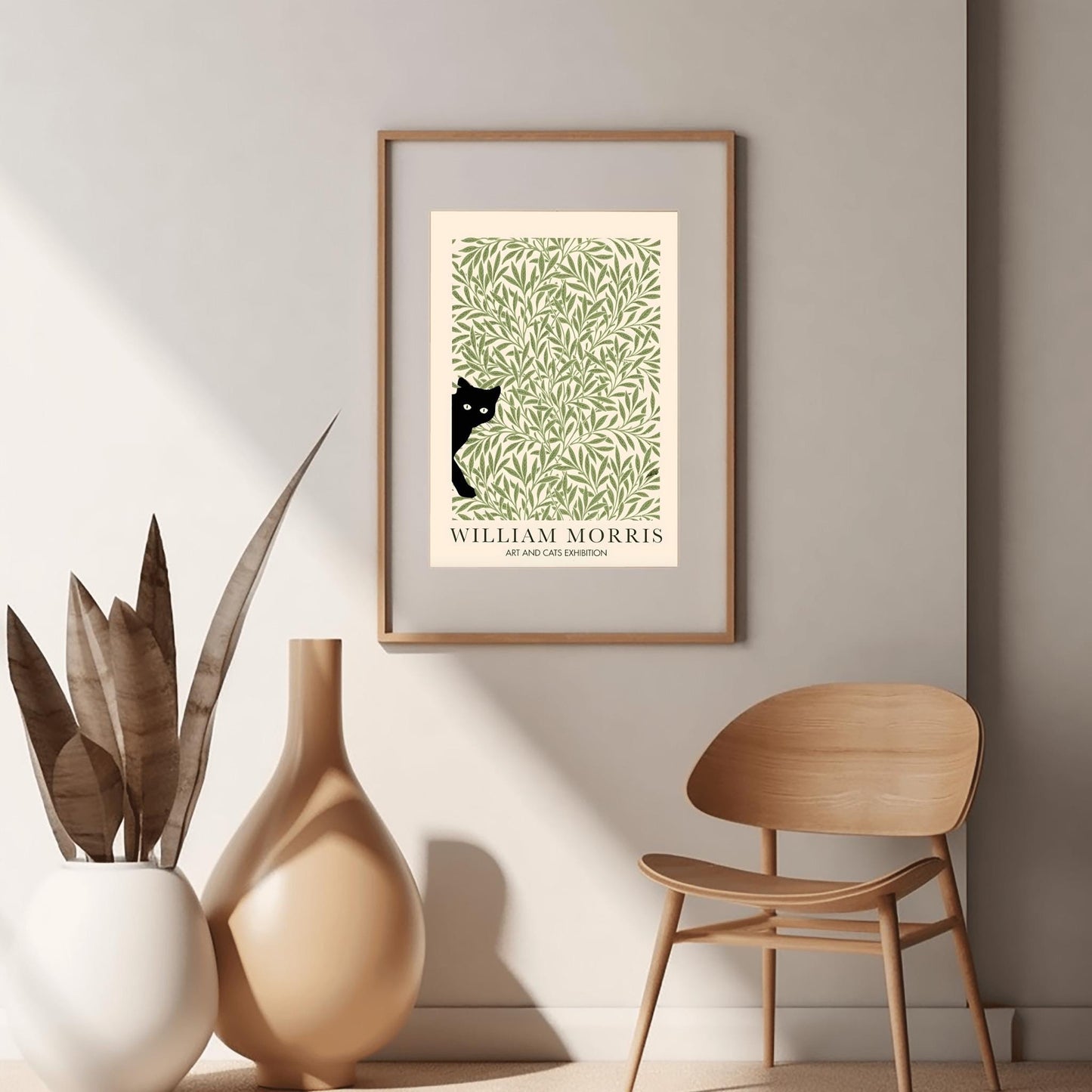 William Morris Cat Print: Arts & Crafts Exhibition Poster