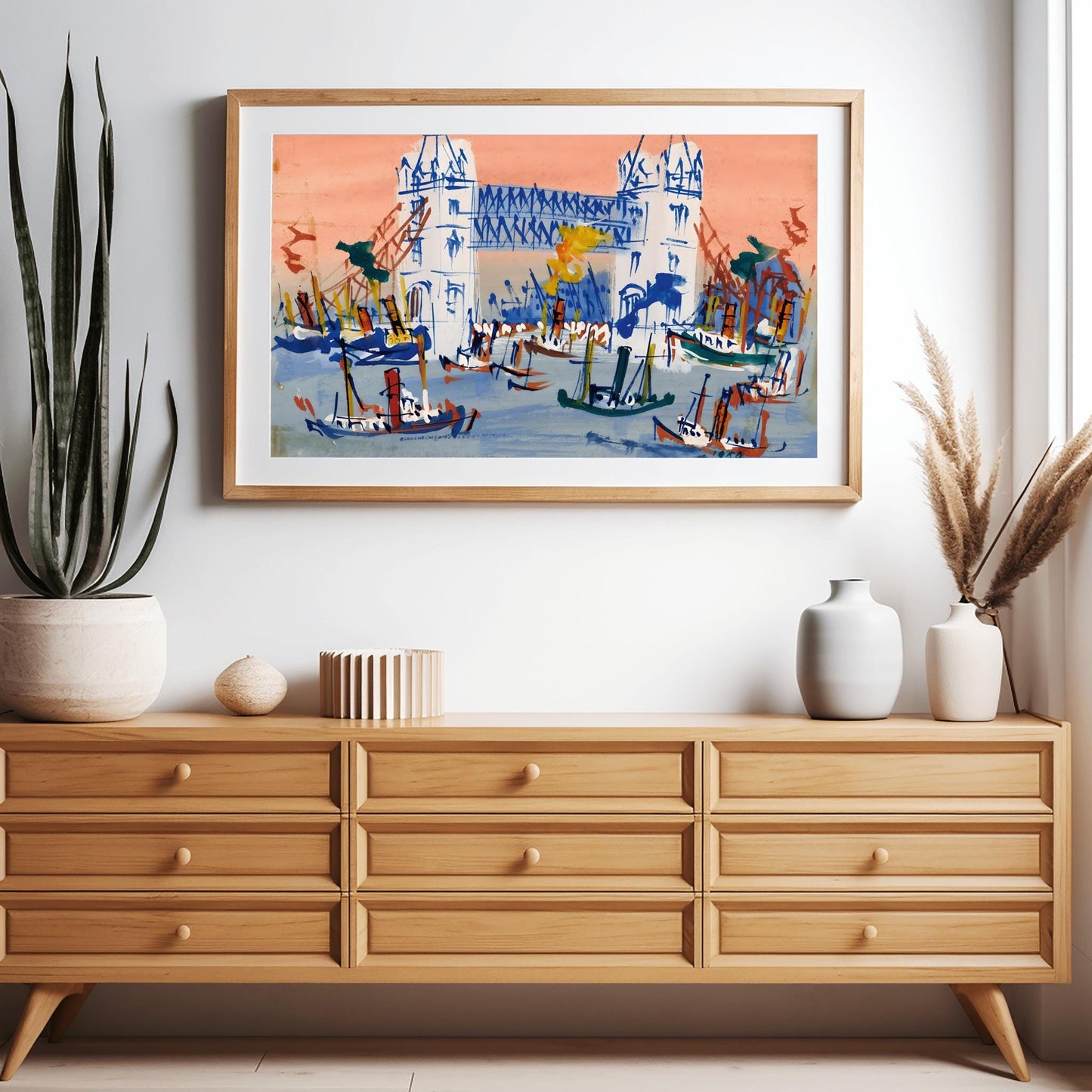 Raoul Dufy Tower Bridge Print: Vibrant London Cityscape Poster