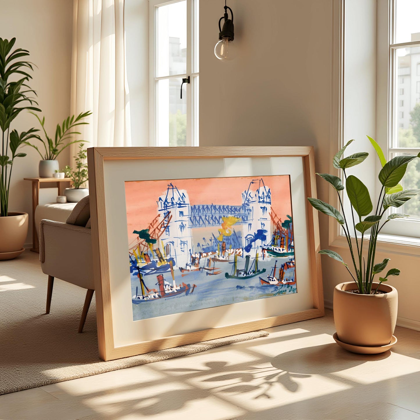 Raoul Dufy Tower Bridge Print: Vibrant London Cityscape Poster