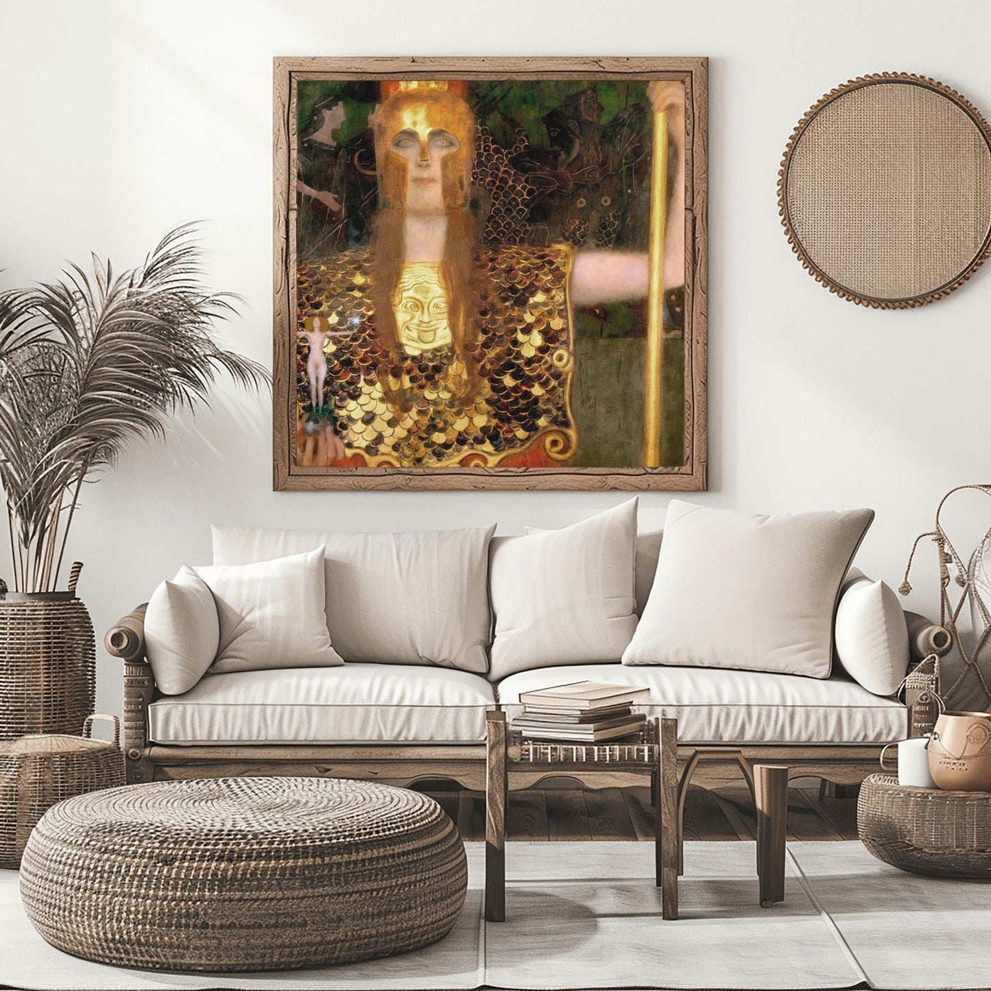 Gustav Klimt Pallas Athena Art Print: Golden Goddess, Austrian Secession