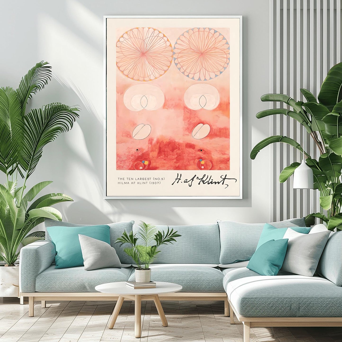 Hilma af Klint Abstract Flower Art Print: Spiritual Botanical Wall Decor
