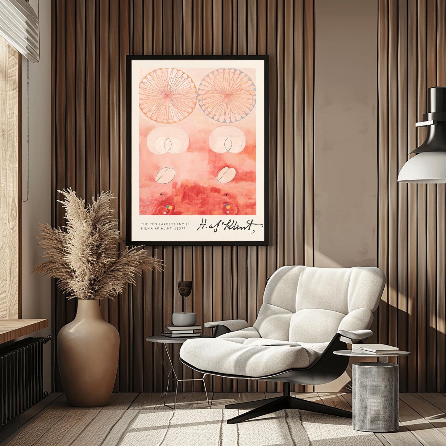 Hilma af Klint Abstract Flower Art Print: Spiritual Botanical Wall Decor