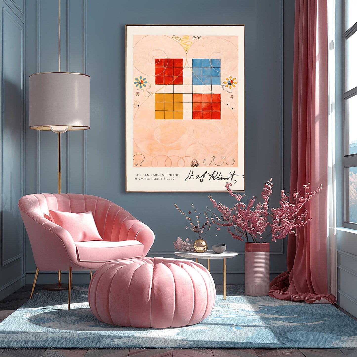 Hilma af Klint 'The Ten Largest No. 10' Print: Spiritual Abstract Art