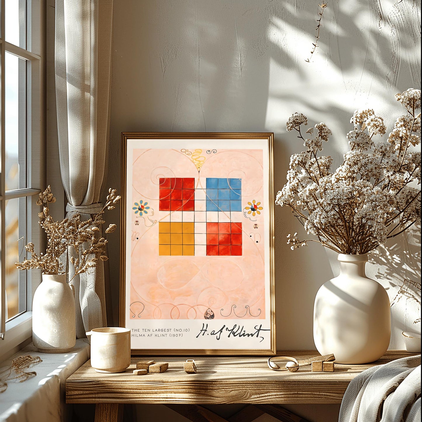 Hilma af Klint 'The Ten Largest No. 10' Print: Spiritual Abstract Art