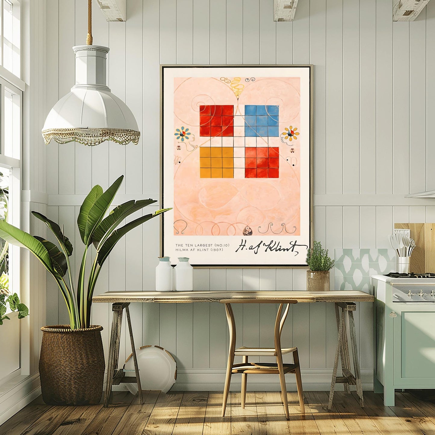 Hilma af Klint 'The Ten Largest No. 10' Print: Spiritual Abstract Art