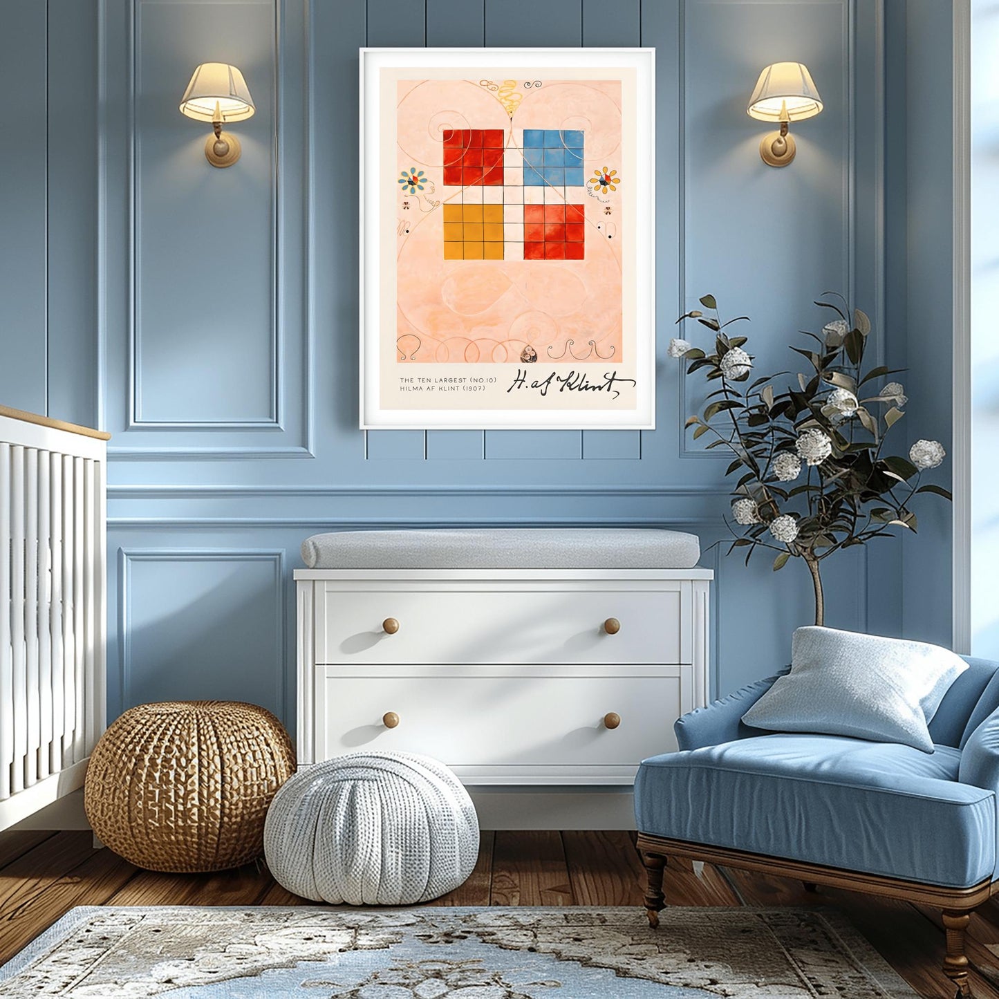 Hilma af Klint 'The Ten Largest No. 10' Print: Spiritual Abstract Art