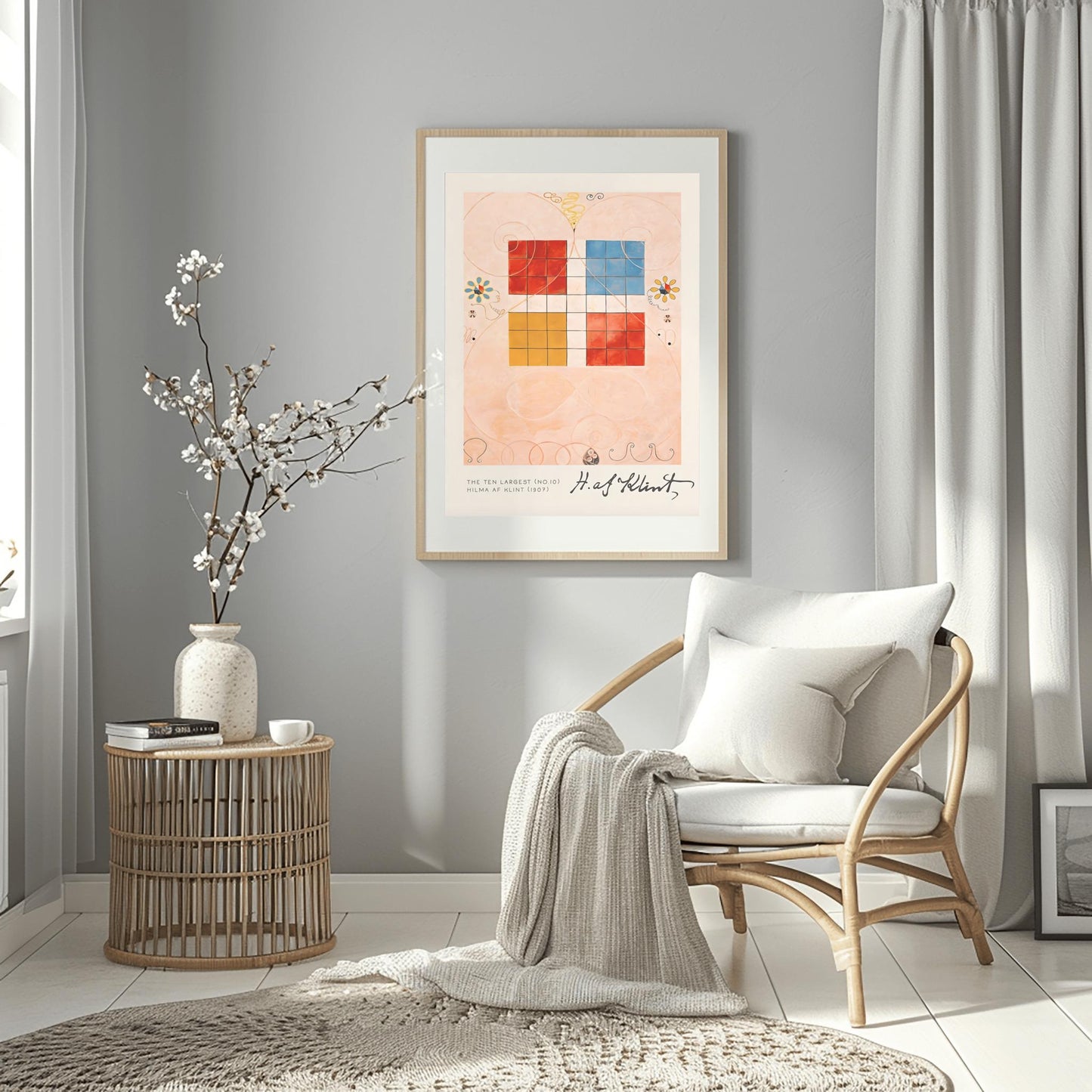 Hilma af Klint 'The Ten Largest No. 10' Print: Spiritual Abstract Art