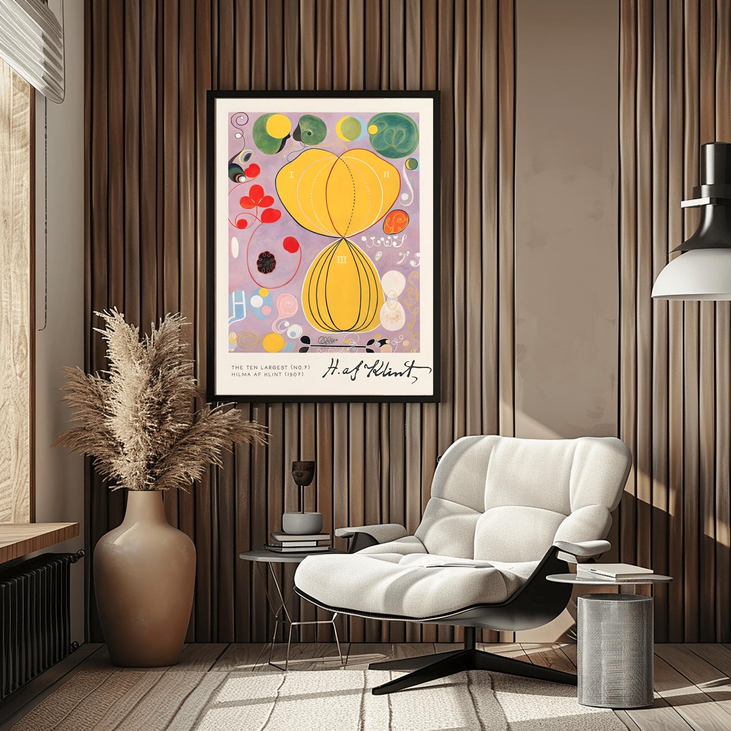 Hilma af Klint Print: The Ten Largest No. 7, Spiritual Abstract Flower Art