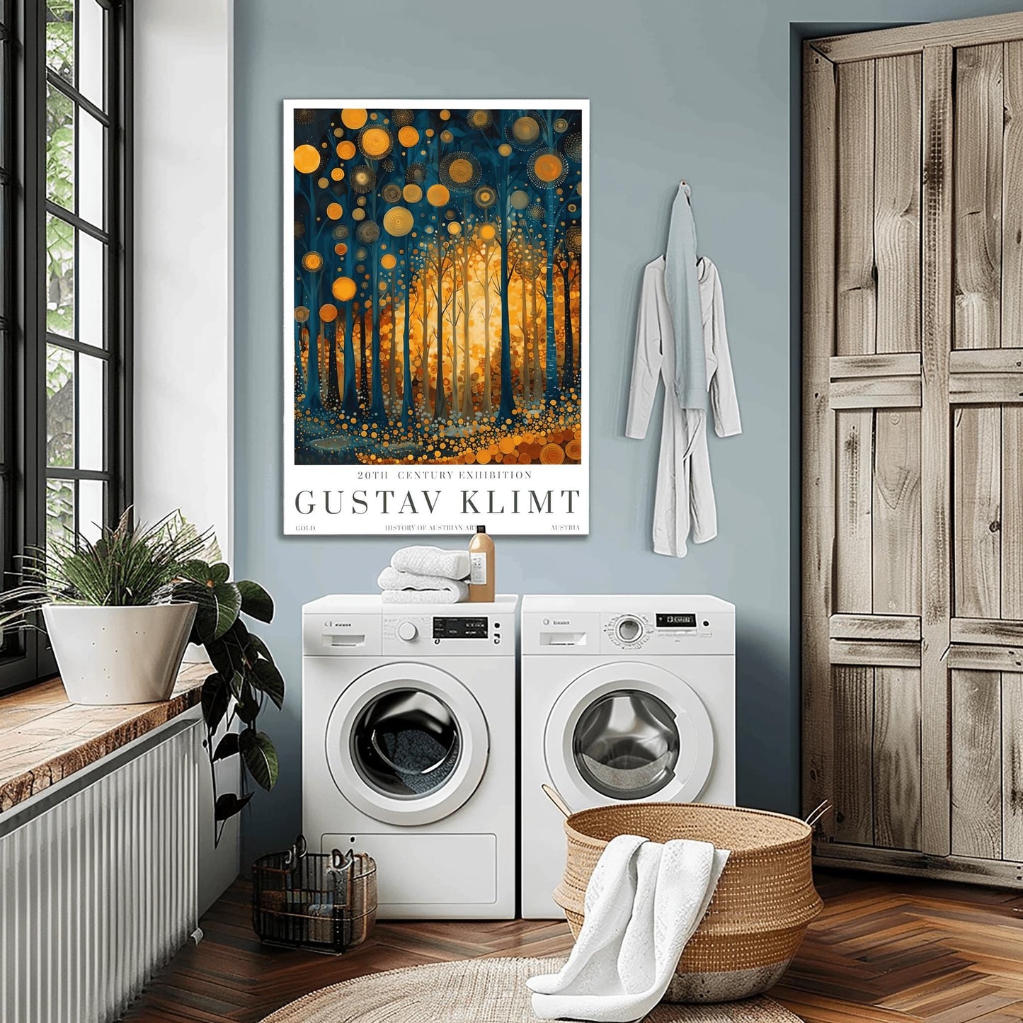 Gustav Klimt Art Nouveau Print: Gold Fine Art Museum Poster