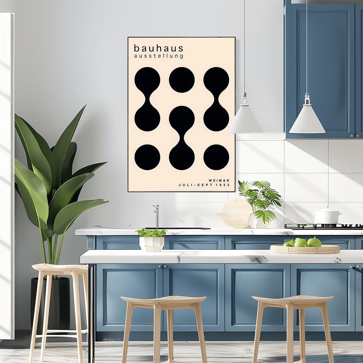 Bauhaus Exhibition Art Print: 1923 Weimar Geometric Poster