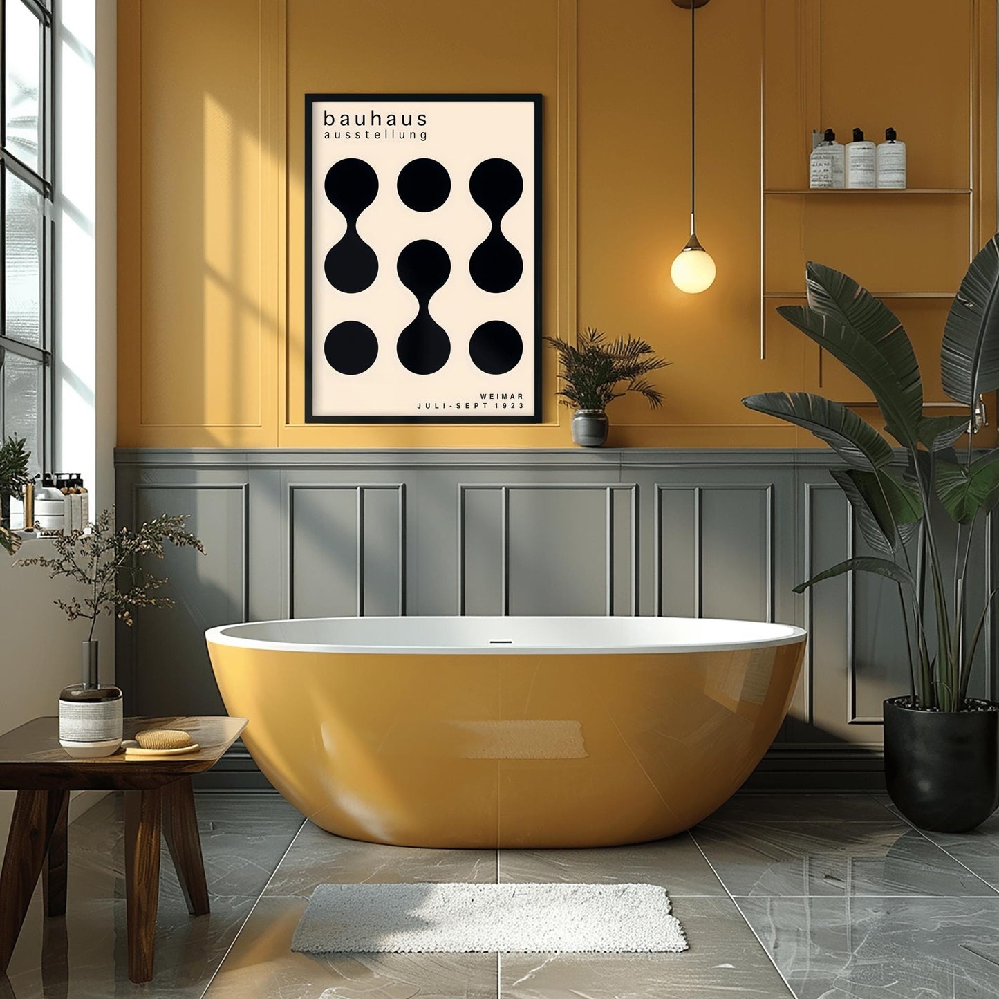 Bauhaus Exhibition Art Print: 1923 Weimar Geometric Poster