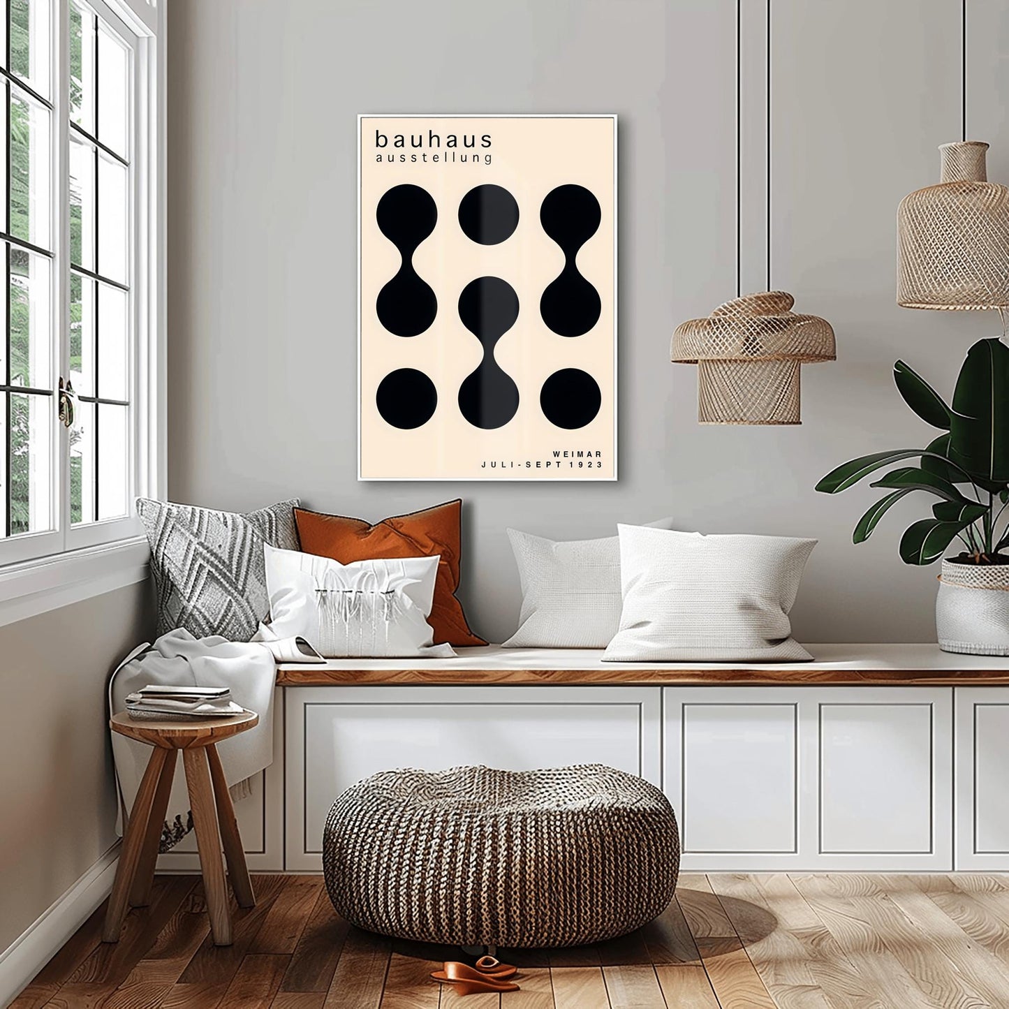 Bauhaus Exhibition Art Print: 1923 Weimar Geometric Poster
