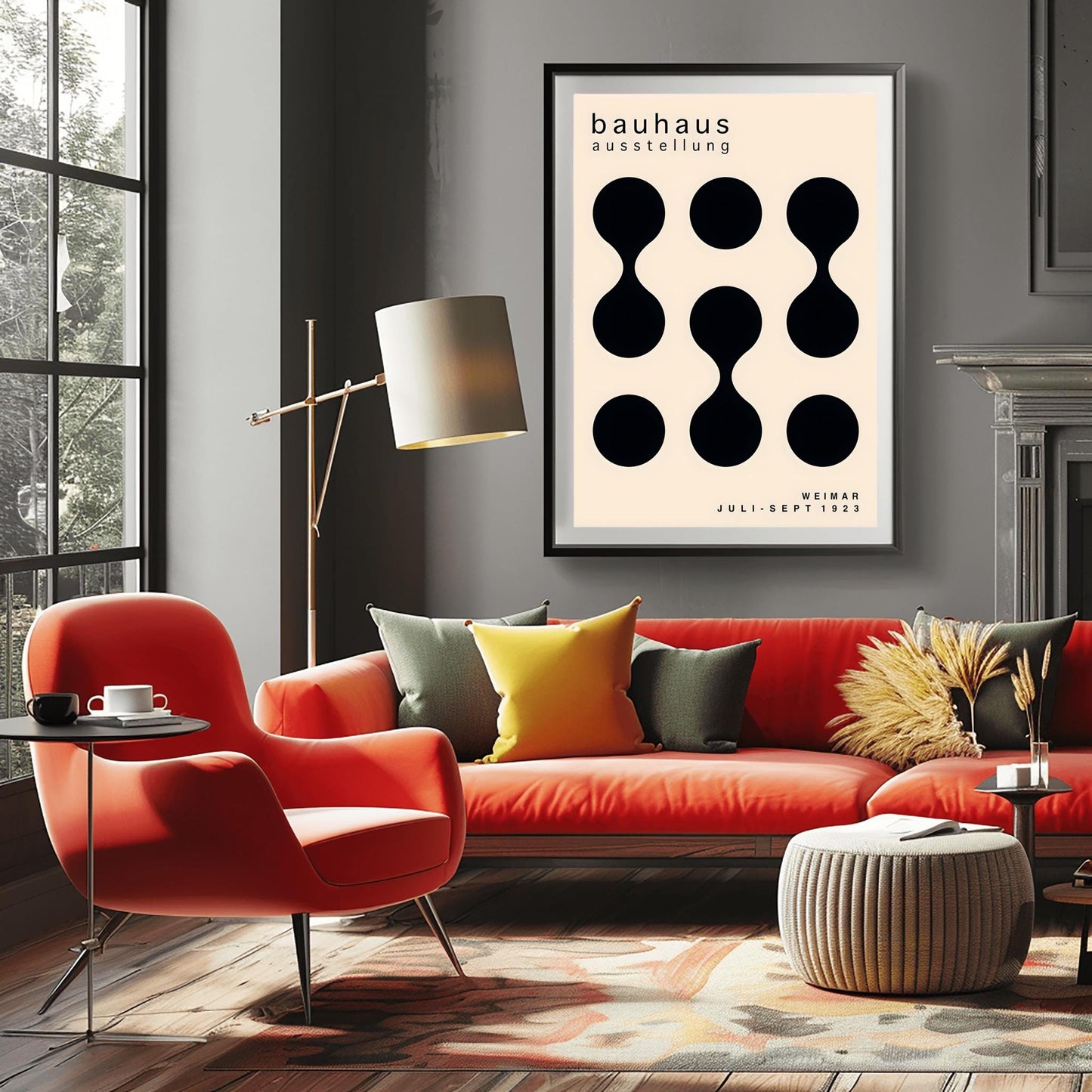 Bauhaus Exhibition Art Print: 1923 Weimar Geometric Poster