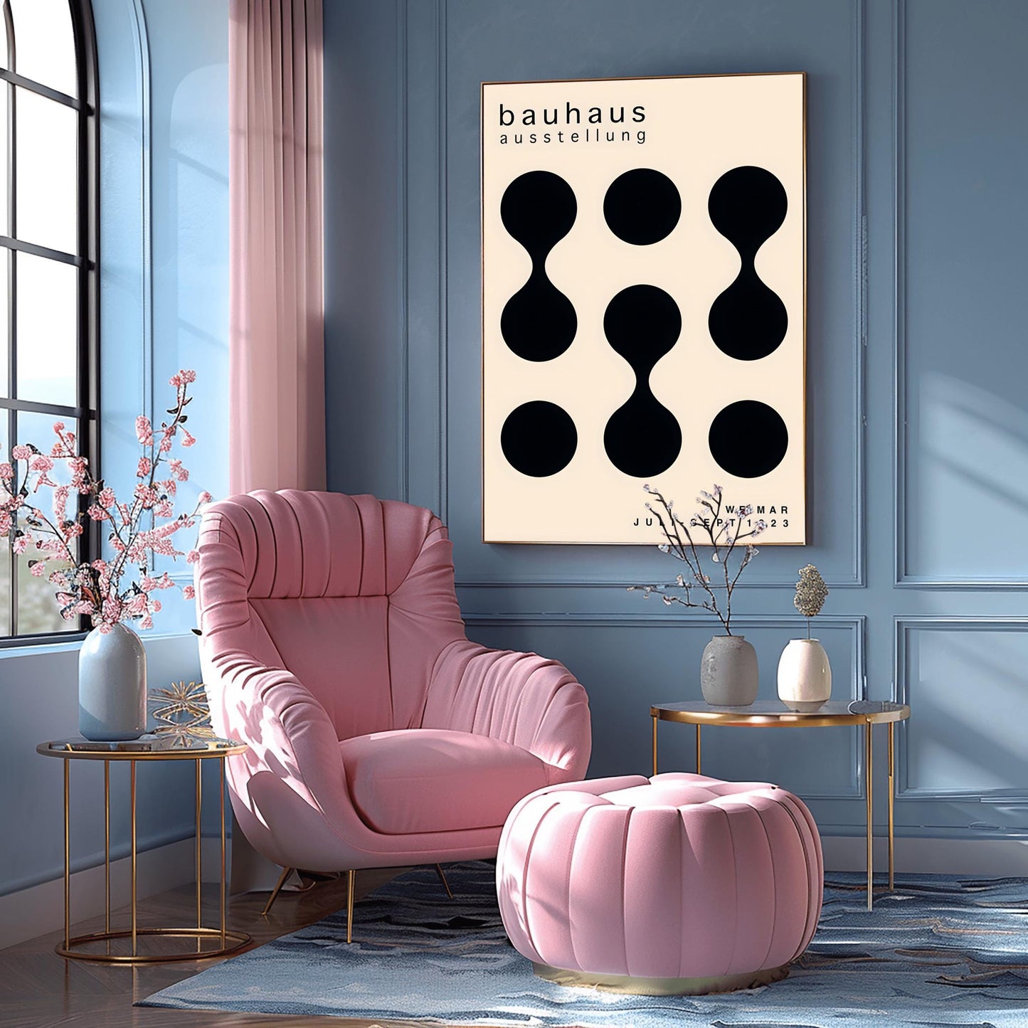 Bauhaus Exhibition Art Print: 1923 Weimar Geometric Poster