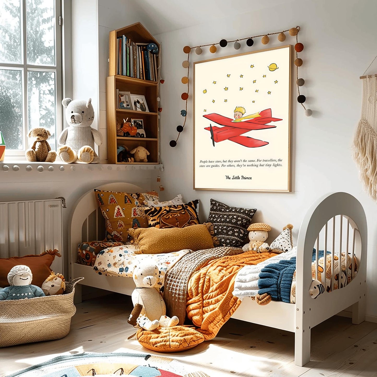 The Little Prince Quote Print: Antoine de Saint-Exupéry Nursery Wall Art