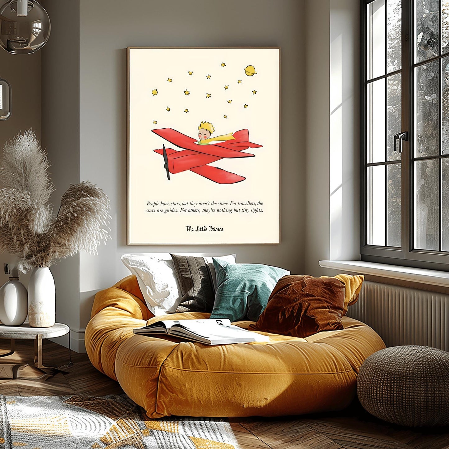 The Little Prince Quote Print: Antoine de Saint-Exupéry Nursery Wall Art