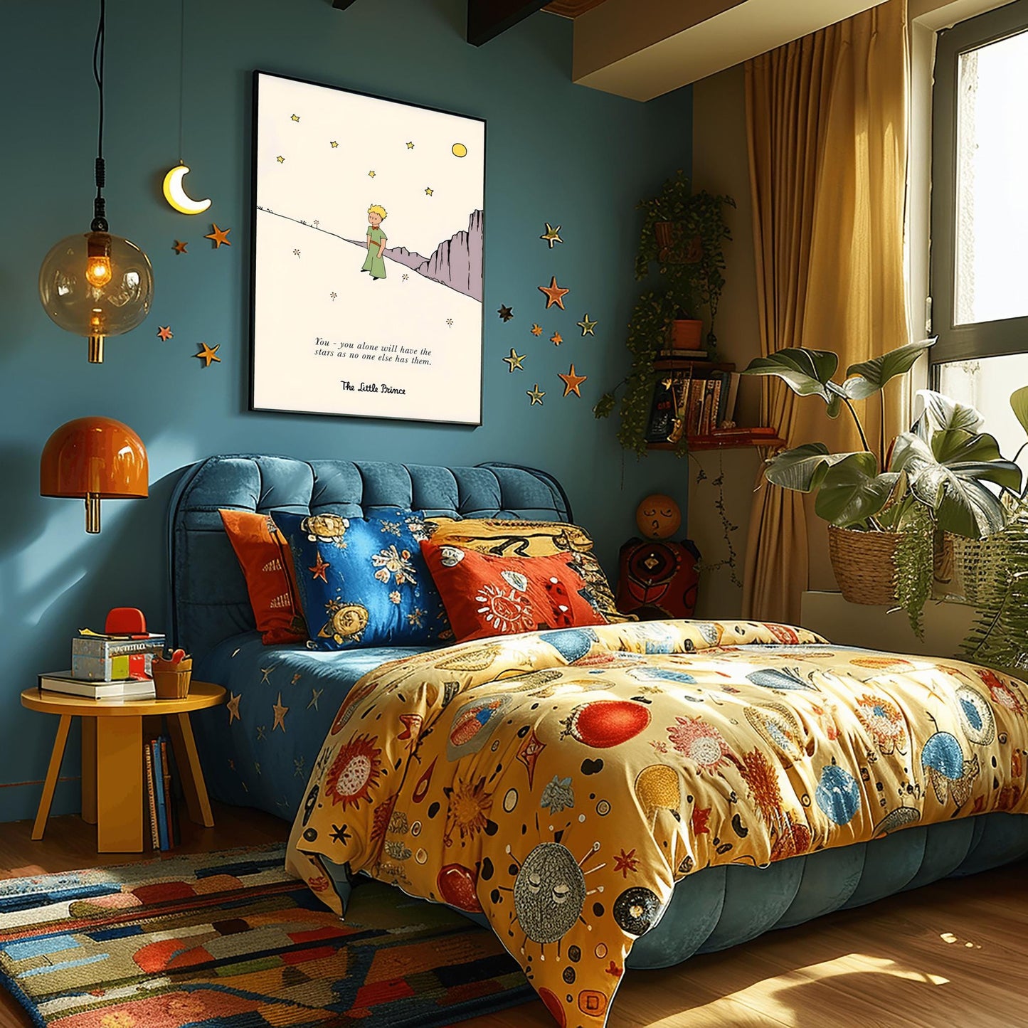The Little Prince Poster: Classic Story Nursery Wall Art