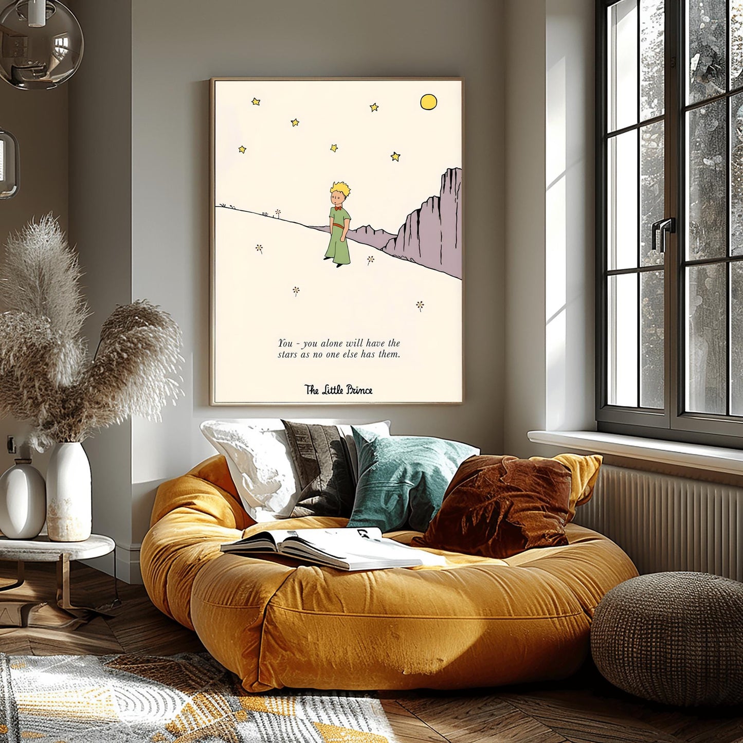The Little Prince Poster: Classic Story Nursery Wall Art