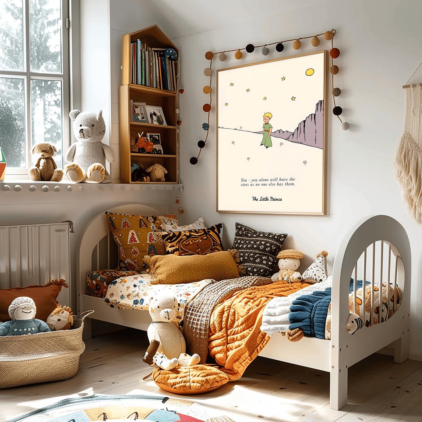 The Little Prince Poster: Classic Story Nursery Wall Art