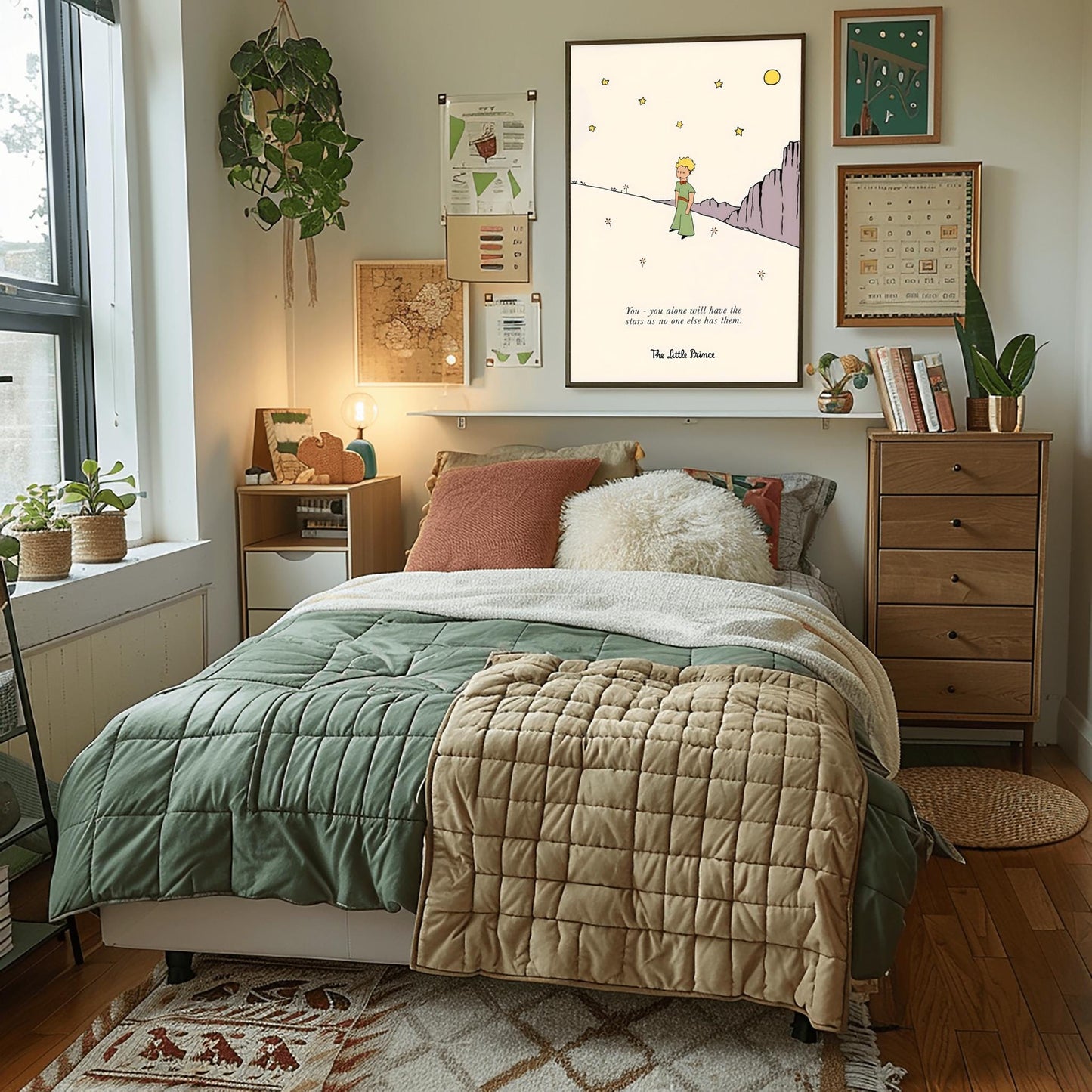The Little Prince Poster: Classic Story Nursery Wall Art