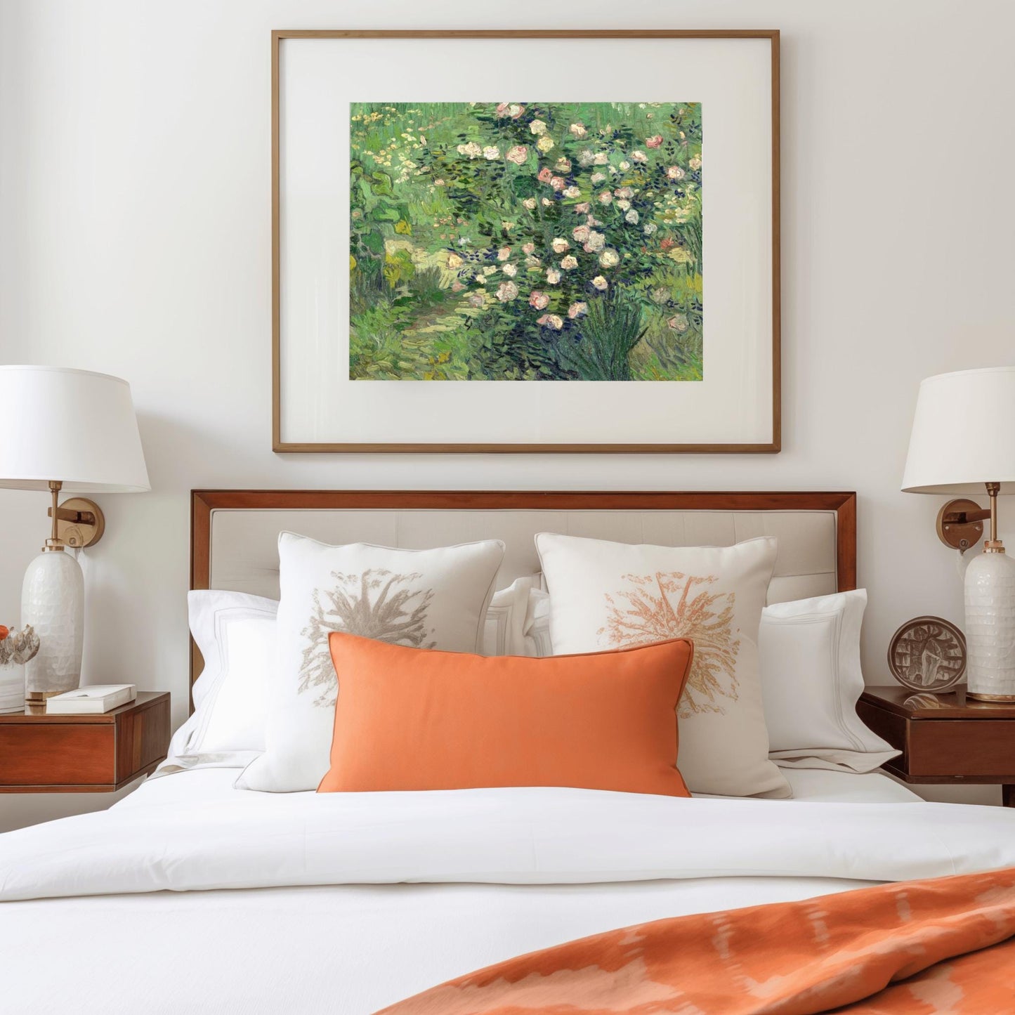 Vincent Van Gogh Roses Print, French Impressionist Landscape, Flowers Meadow Art, Poster Wall Art, Digital Download, Aesthetic Floral Decor