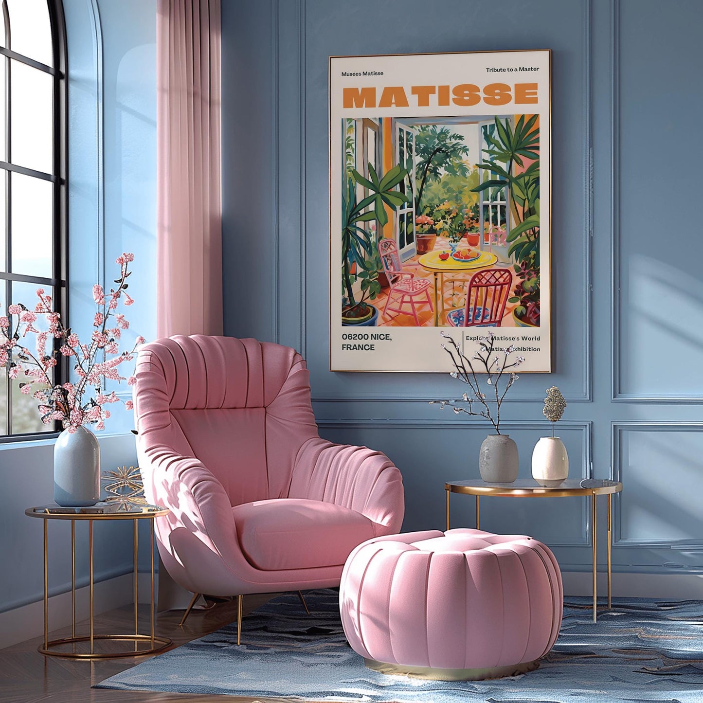 Henri Matisse Cutouts Print: Minimalist Beige Gallery Wall Art