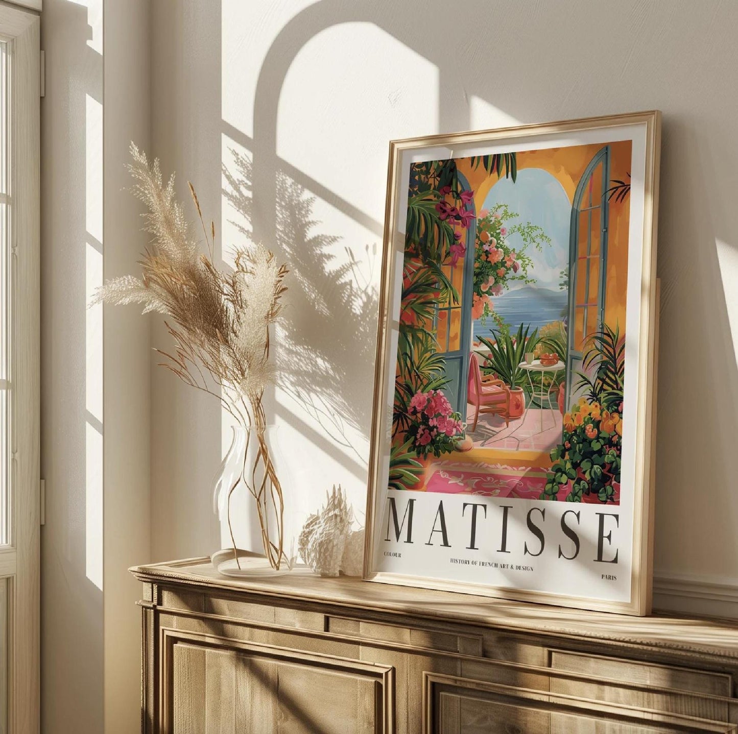 Henri Matisse Open Window Print: Mid-Century Modern Botanical Wall Art