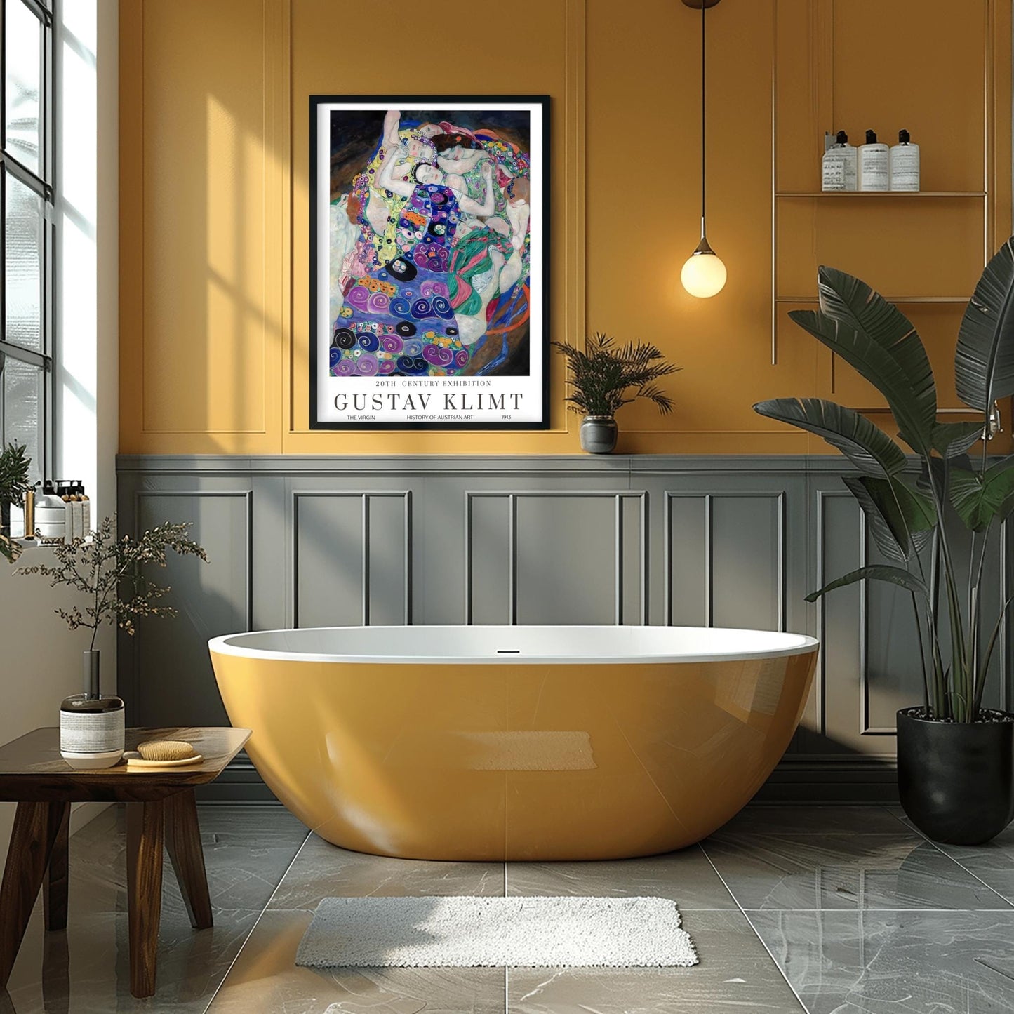 Gustav Klimt The Virgin Poster, 20th Century Exhibition, Art History, Home Decor