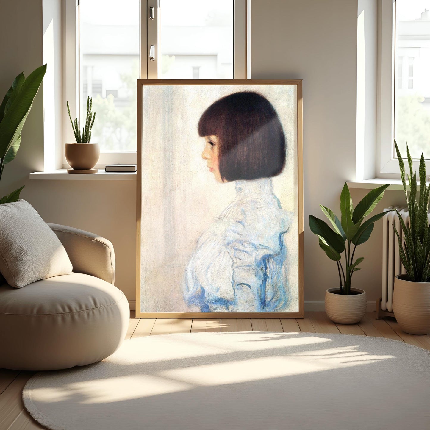 Gustav Klimt Print, Portrait of Helene Klimt 1898, Klimt Exhibition Poster, Vintage Wall Art