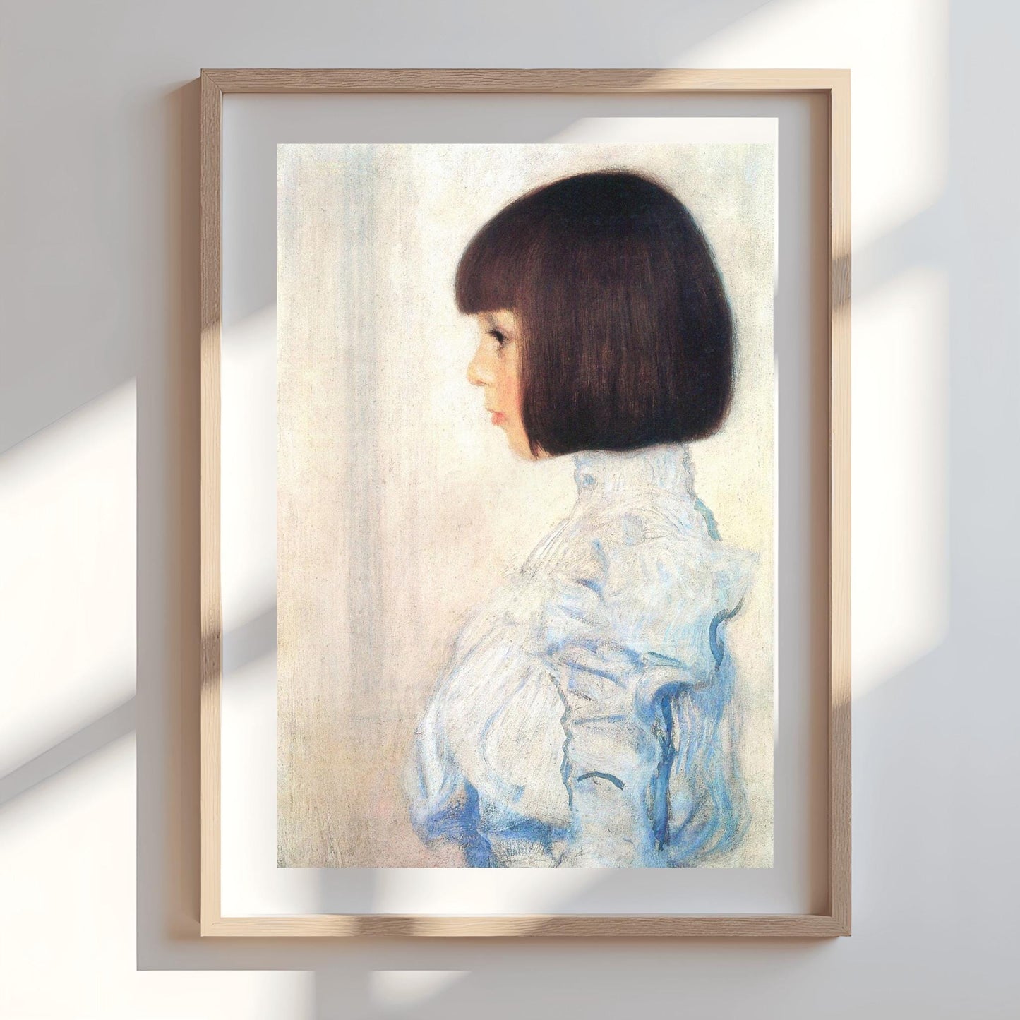 Gustav Klimt Print, Portrait of Helene Klimt 1898, Klimt Exhibition Poster, Vintage Wall Art