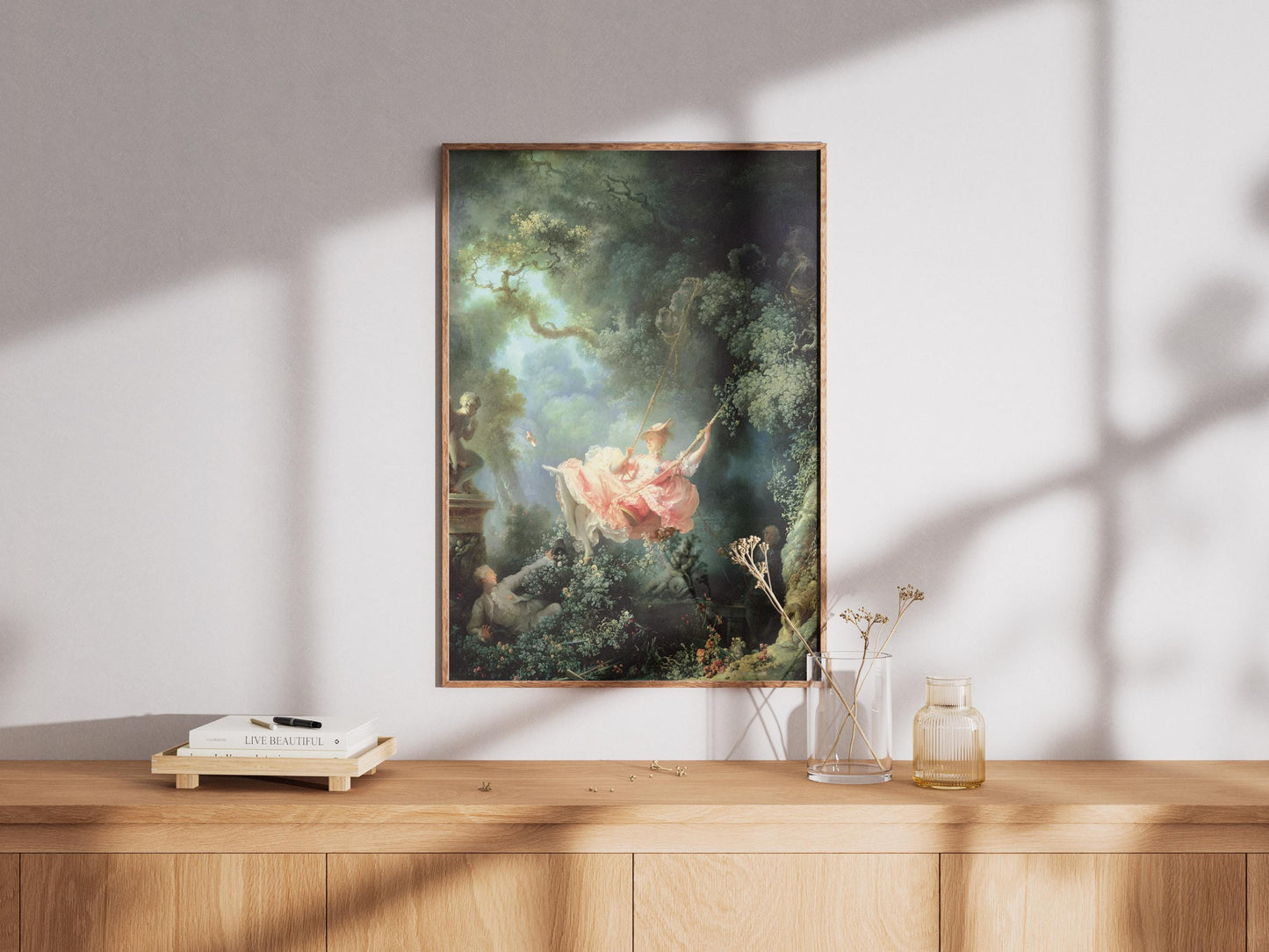 Rococo Painting Print The Swing by Jean Fragonard | Classical Art Print | Vintage Print | Poster Print | Giclée Print | Large Wall Art Print