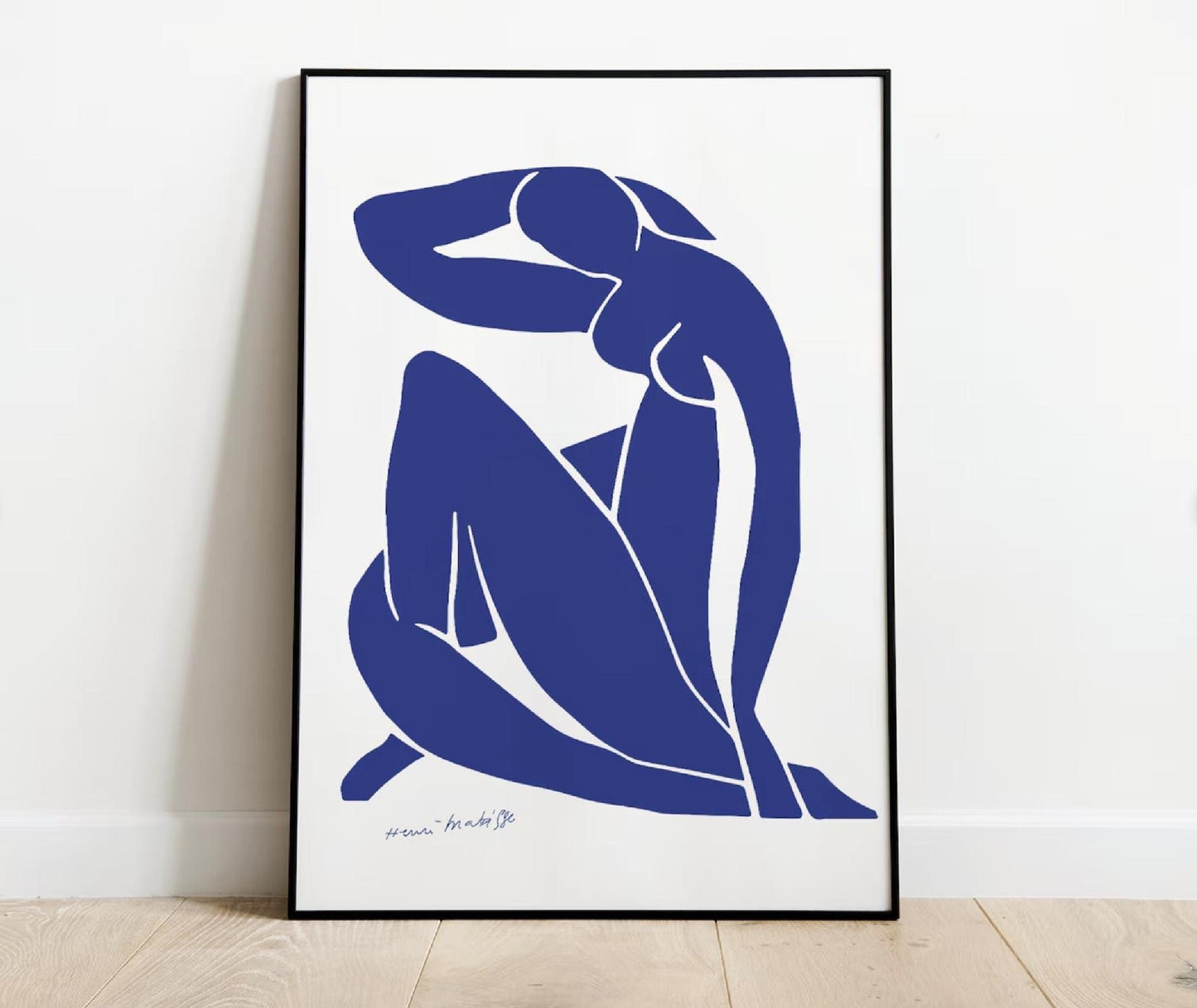 Matisse Blue Nude Art Print – Henri Matisse Nu Bleu Poster, Modern Wall Decor, Home Art Printable, Matisse Inspired Room Decoration