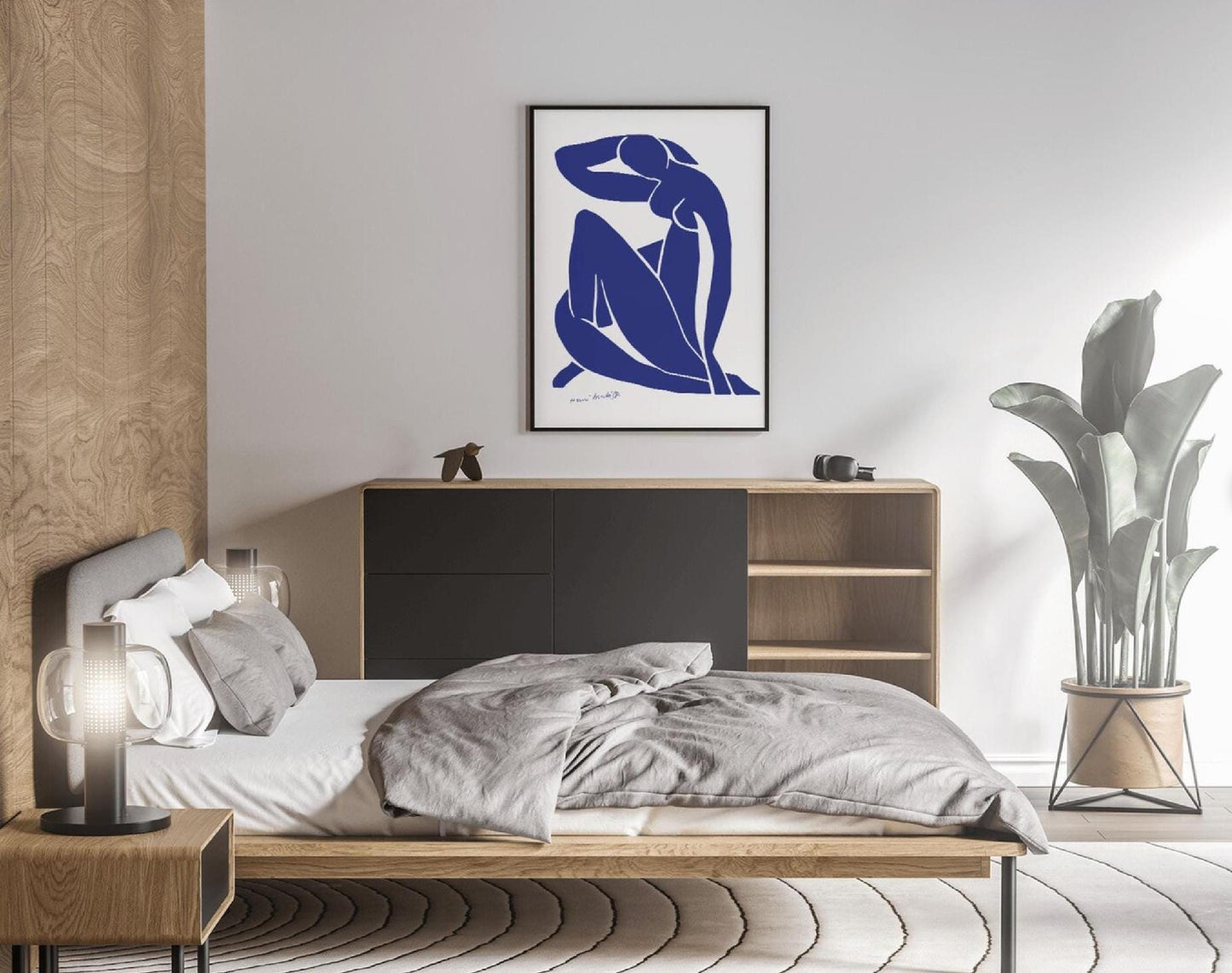 Matisse Blue Nude Art Print – Henri Matisse Nu Bleu Poster, Modern Wall Decor, Home Art Printable, Matisse Inspired Room Decoration