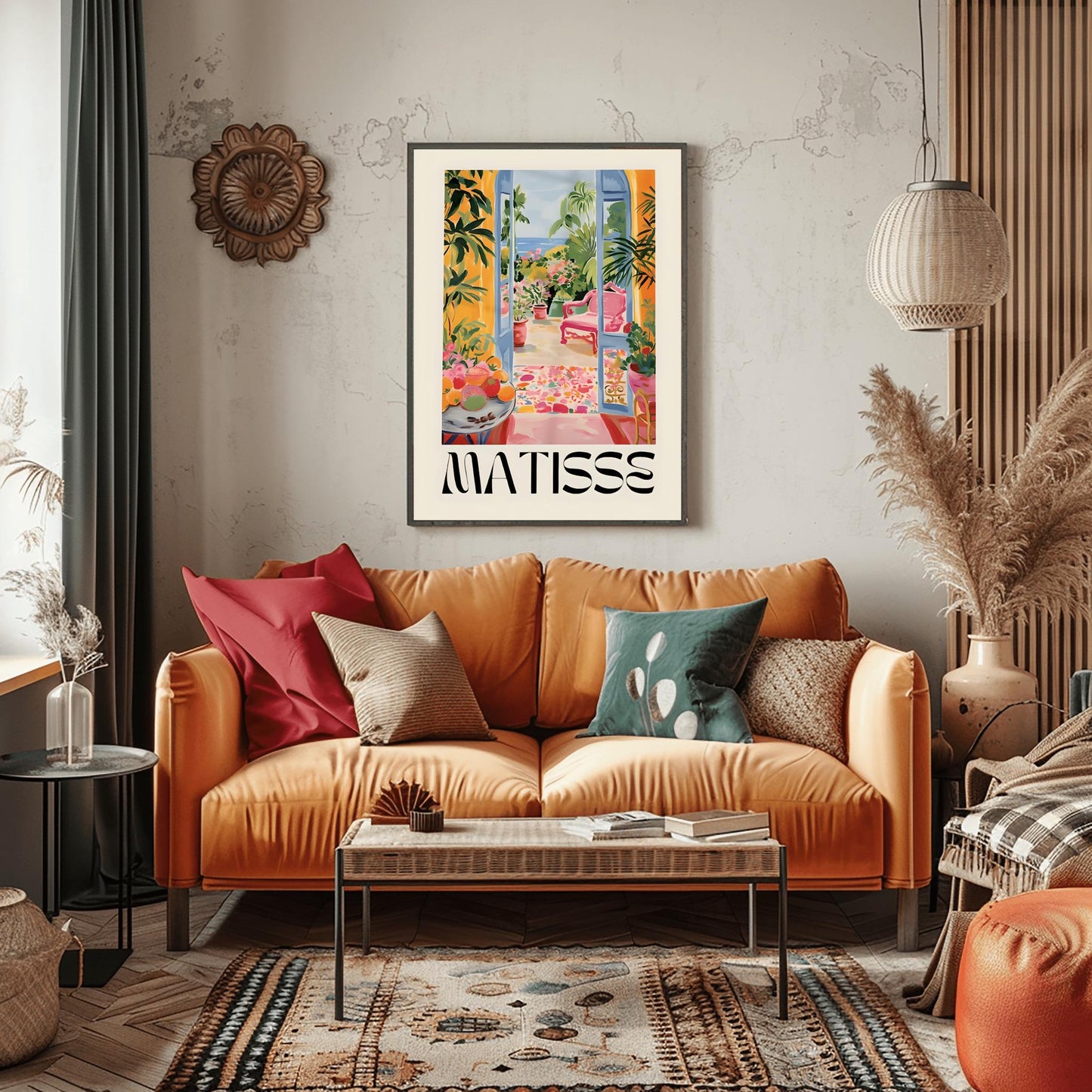 Henri Matisse Print - Aesthetic Matisse Poster for Modern Gallery Exhibition Art, Minimalist Neutral Wall Art, Matisse Cut outs Gift Idea