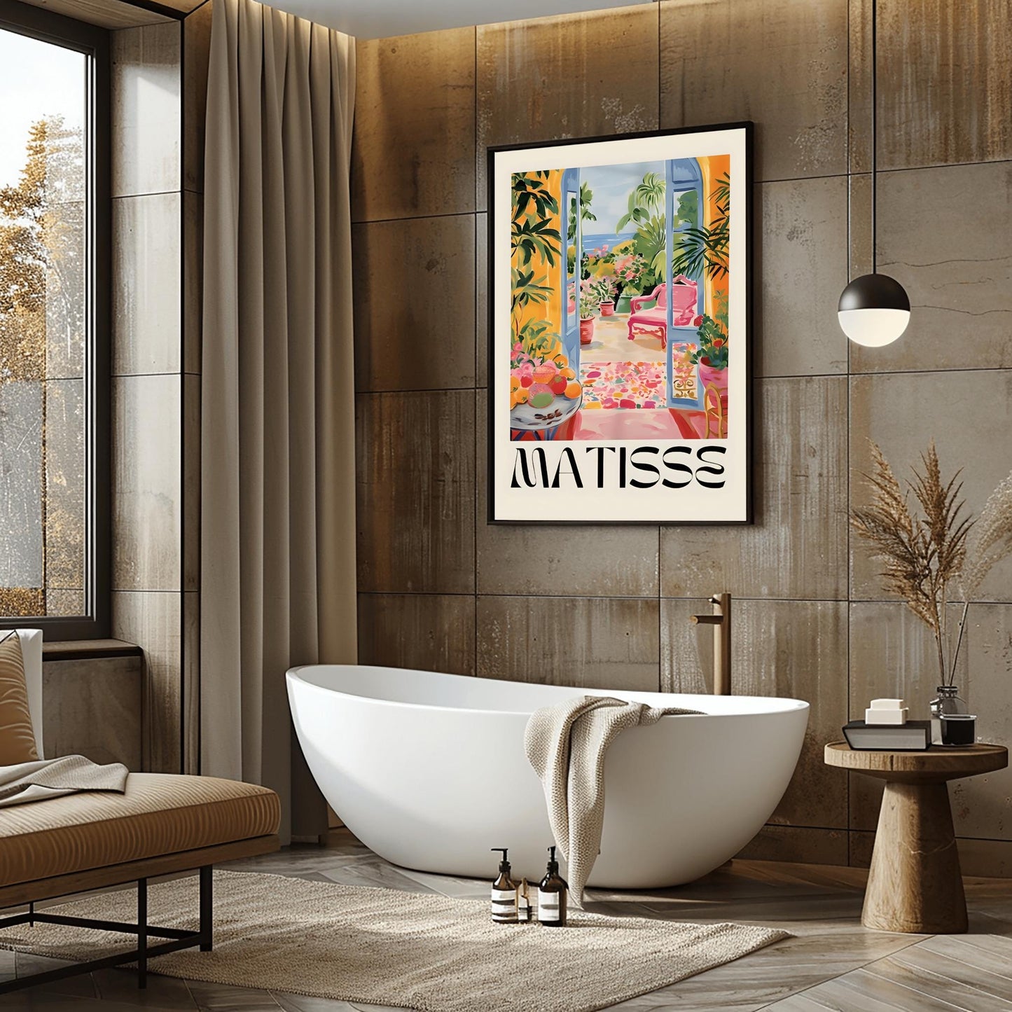 Henri Matisse Print - Aesthetic Matisse Poster for Modern Gallery Exhibition Art, Minimalist Neutral Wall Art, Matisse Cut outs Gift Idea