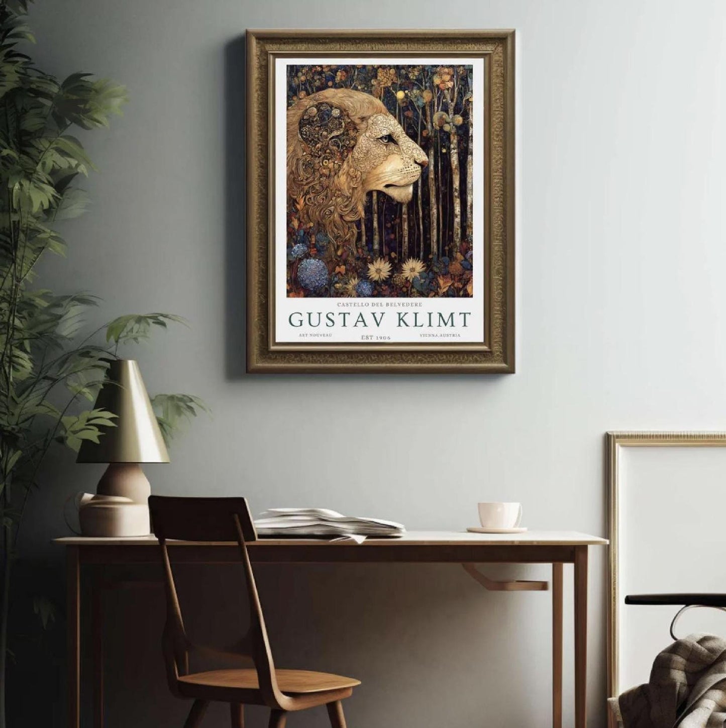 Gustav Klimt Print Flower Garden Poster, Klimt Museum & Exhibition Art, Floral Painting Wall Decor, Gustav Klimt Artwork Gift