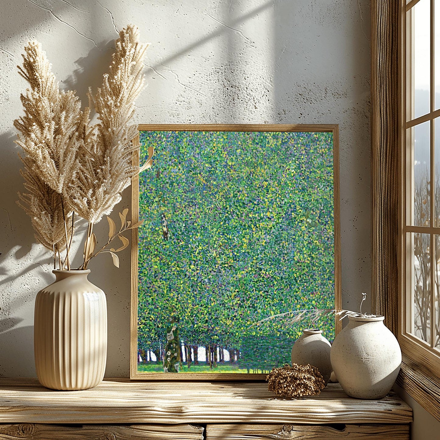 Gustav Klimt Print, The Park Wall Art, Premium Giclée, Art Nouveau Nature Painting, Framed or Unframed Home Decor, Eco-Friendly Art Gift