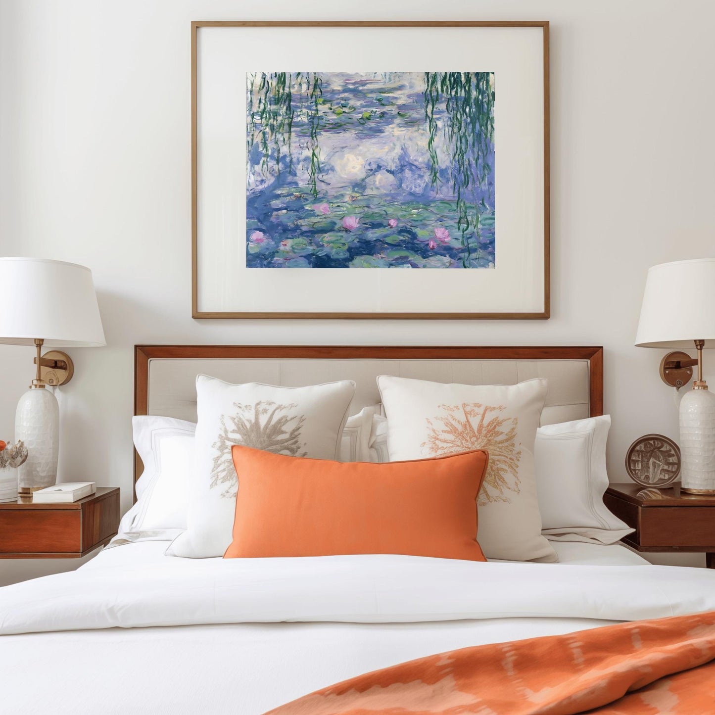 Claude Monet Water Lilies, Impressionist Landscape, Perfect Print, Printable Wall Art, Famous Painting Print, Aesthetic Nature Decor