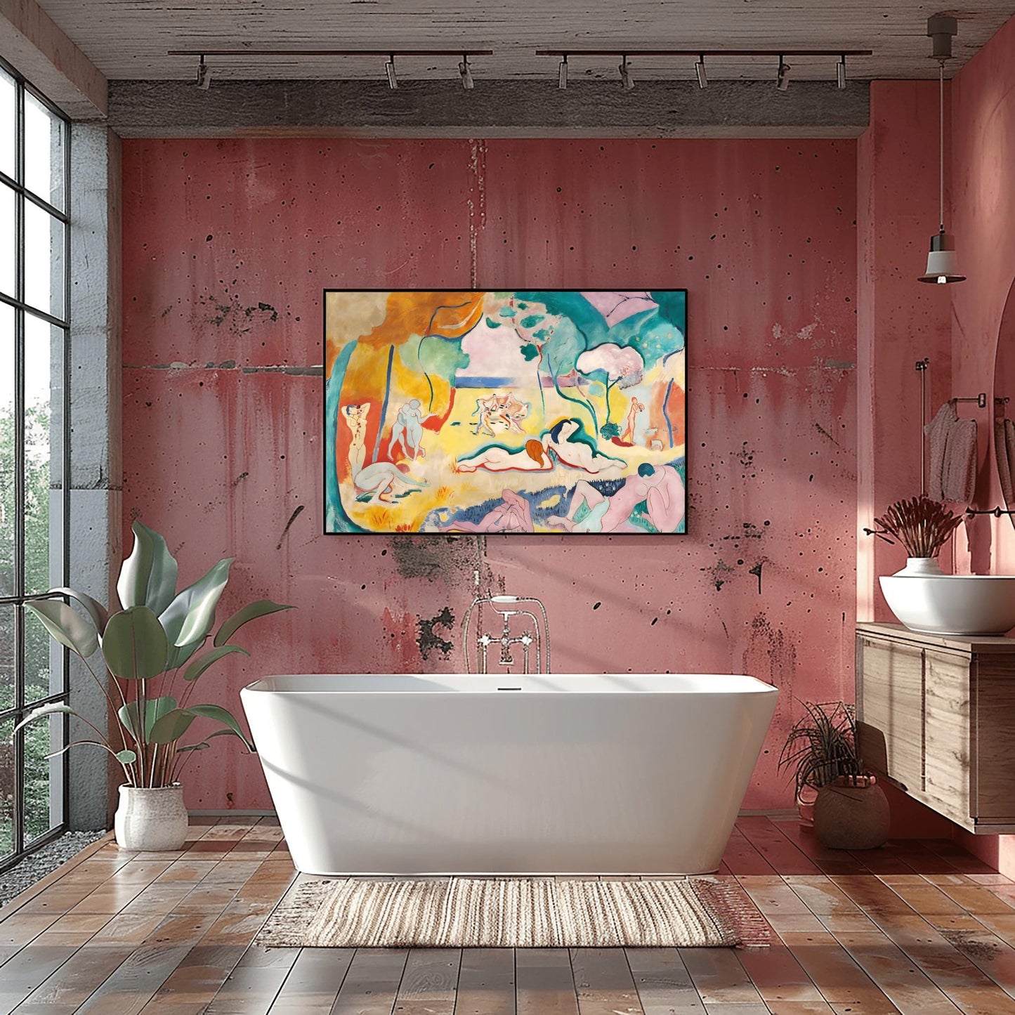 Henri Matisse Joy of Life Print, Modern Colorful Art, Abstract Fauvism Painting, Poster Print, Wall Art, Aesthetic Decor
