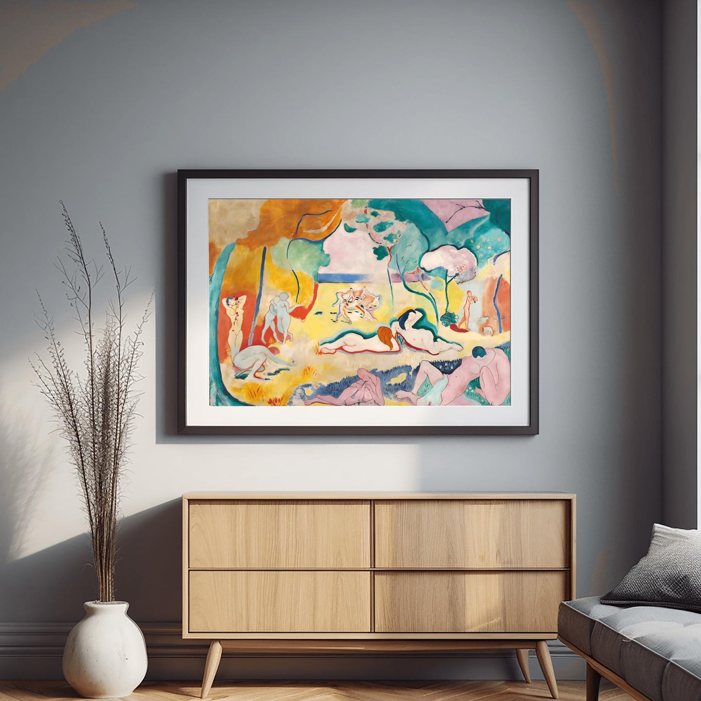 Henri Matisse Joy of Life Print, Modern Colorful Art, Abstract Fauvism Painting, Poster Print, Wall Art, Aesthetic Decor