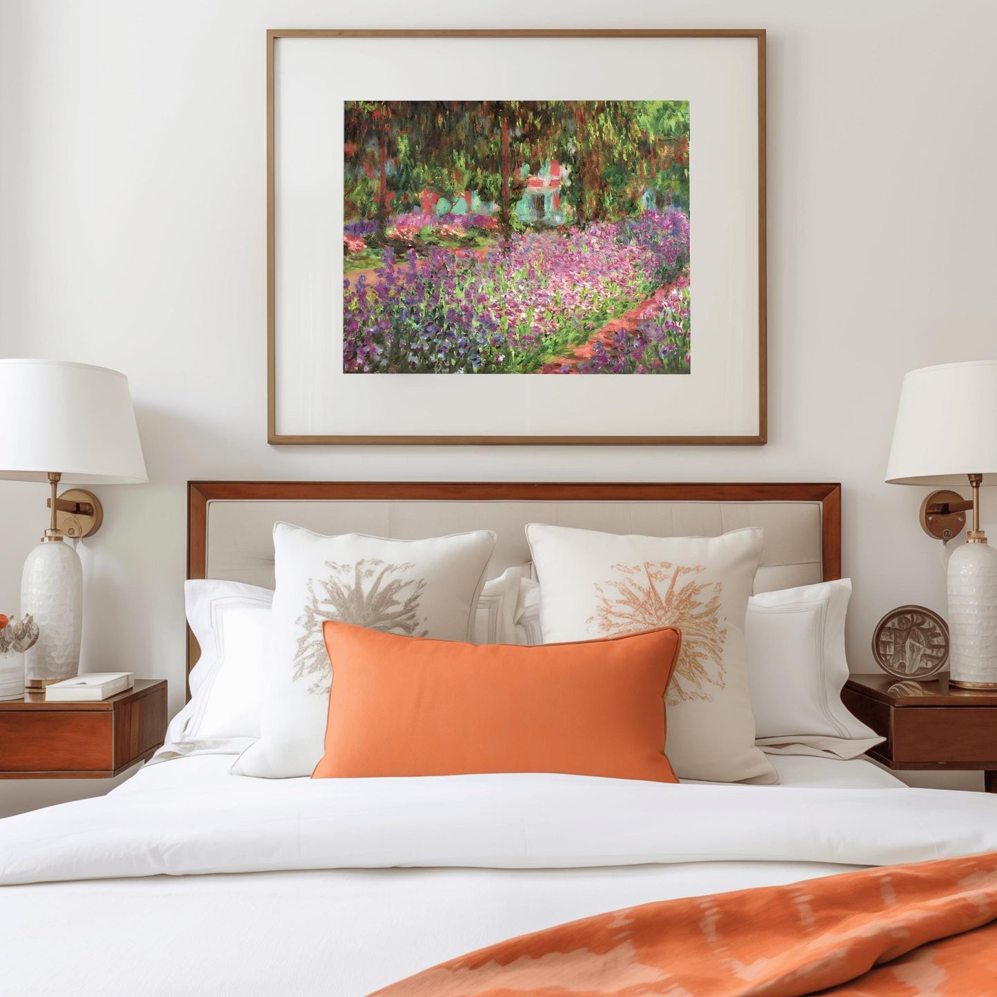 Claude Monet Garden at Giverny, Impressionist Landscape, Flowers Print, Stunning Print, Poster Wall Art, Aesthetic Nature Decor