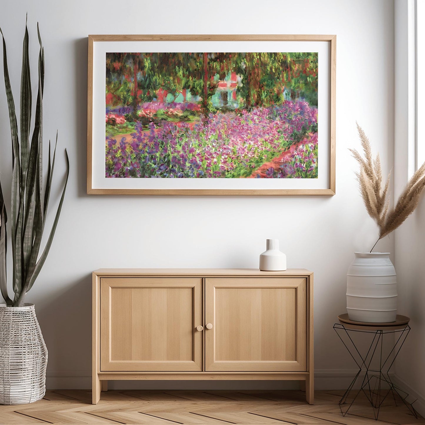 Claude Monet Garden at Giverny, Impressionist Landscape, Flowers Print, Stunning Print, Poster Wall Art, Aesthetic Nature Decor
