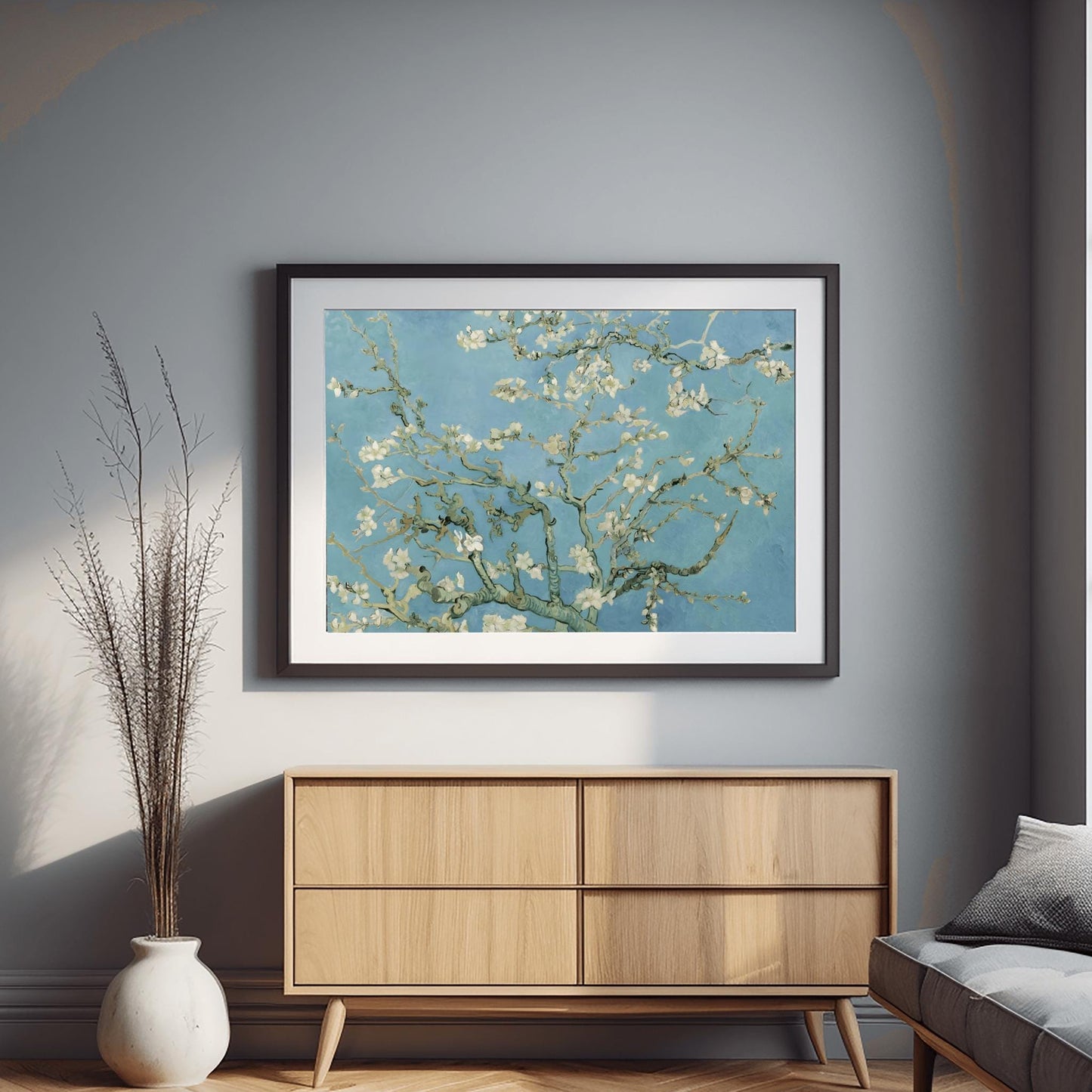 Van Gogh Almond Blossom, Impressionist Flower Painting, Japanese Spring Floral Print, Poster Wall Art, Superb Print, Aesthetic Decor
