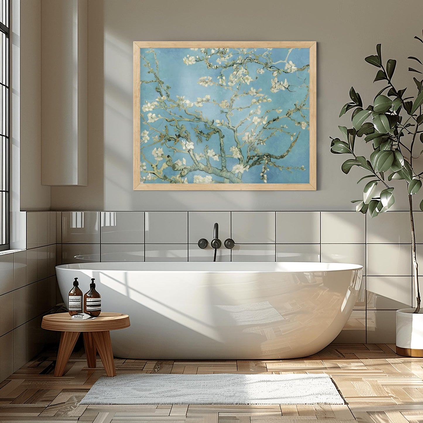 Van Gogh Almond Blossom, Impressionist Flower Painting, Japanese Spring Floral Print, Poster Wall Art, Superb Print, Aesthetic Decor