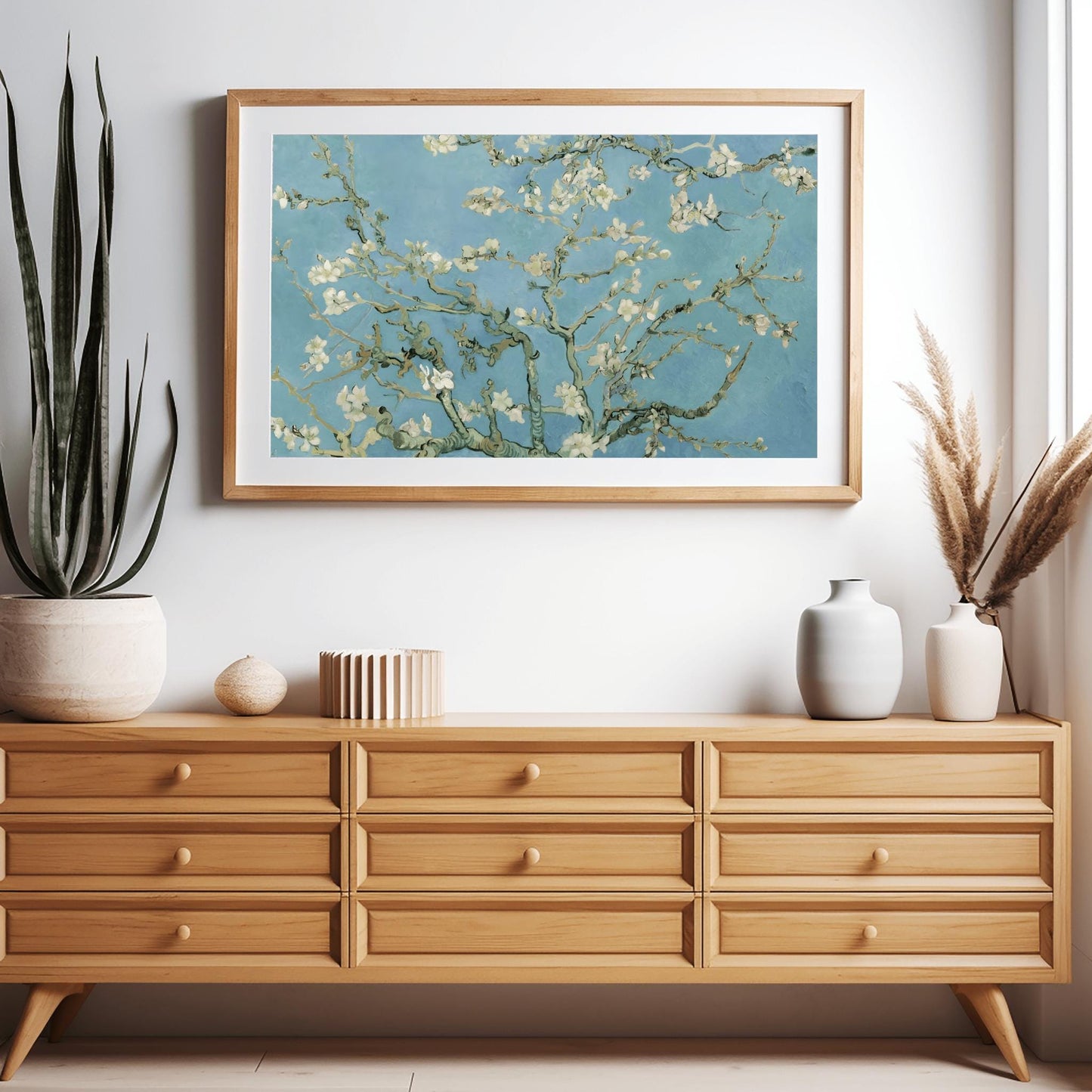 Van Gogh Almond Blossom, Impressionist Flower Painting, Japanese Spring Floral Print, Poster Wall Art, Superb Print, Aesthetic Decor