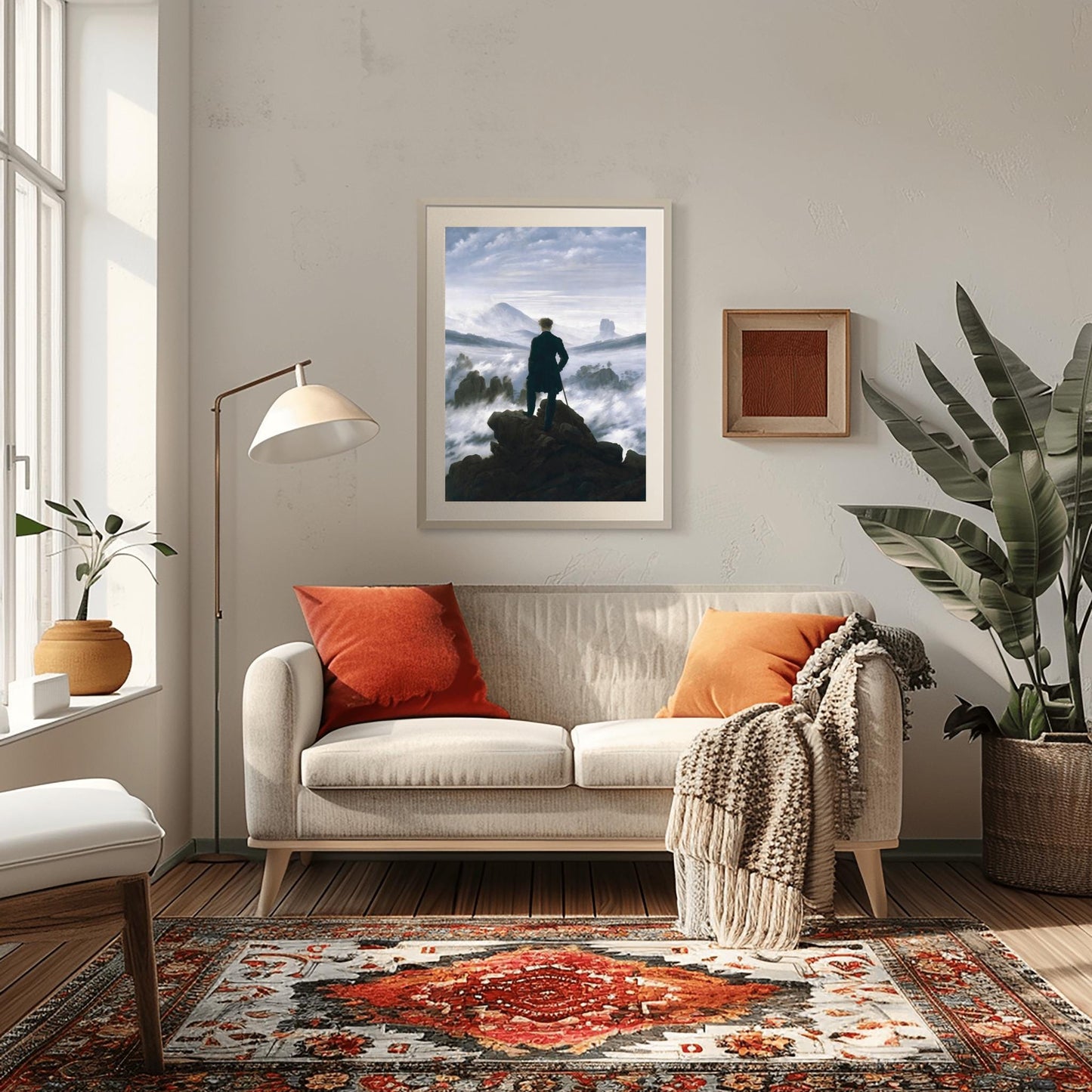 Wanderer Above Sea of Fog, Friedrich Landscape Poster, Romanticism Art Print, Physical Giclée Poster, Dark Academia Decor, Moody Wall Art