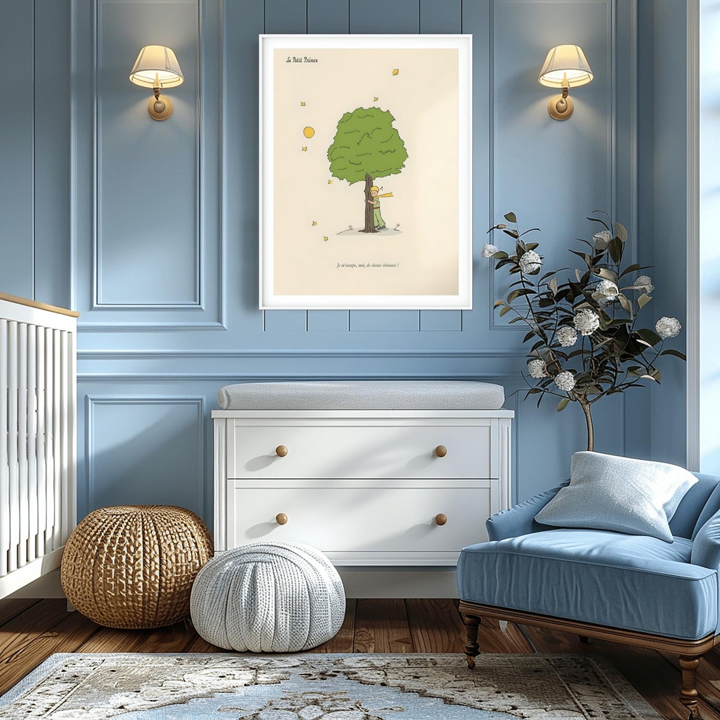 A classic story by Antoine de Saint-Exupéry Wall Art, The Little Prince Quote, Nursery Quote Wall Art