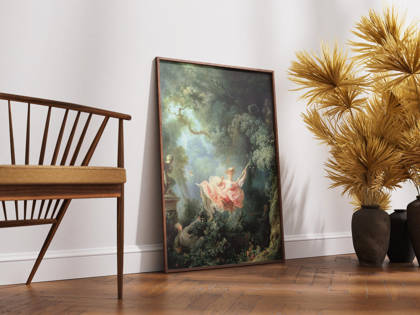 Rococo Painting Print The Swing by Jean Fragonard | Classical Art Print | Vintage Print | Poster Print | Giclée Print | Large Wall Art Print