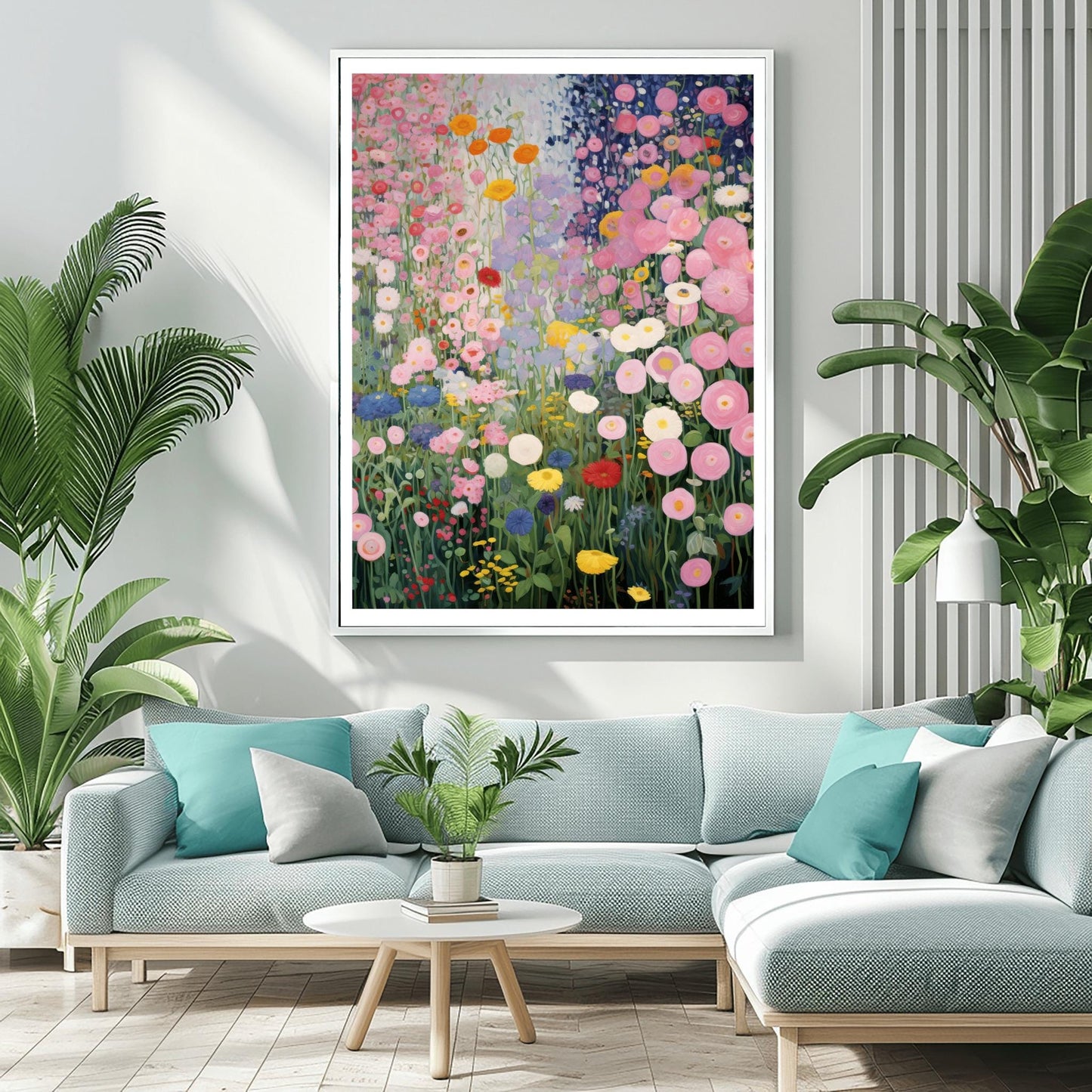 Magical Garden Wall Art Gustav Klimt Inspired Luxury Autumn Home Decor Coquette Room Styling Print