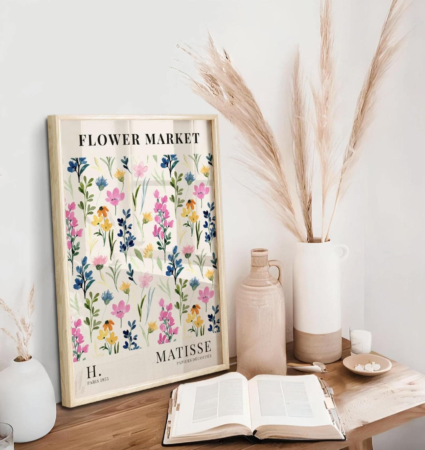 Henri Matisse 12x16 Colourful Flower Wall Art, Boho Watercolour Print, Floral Gallery Decor, Multiple Sizes, Gift for Her